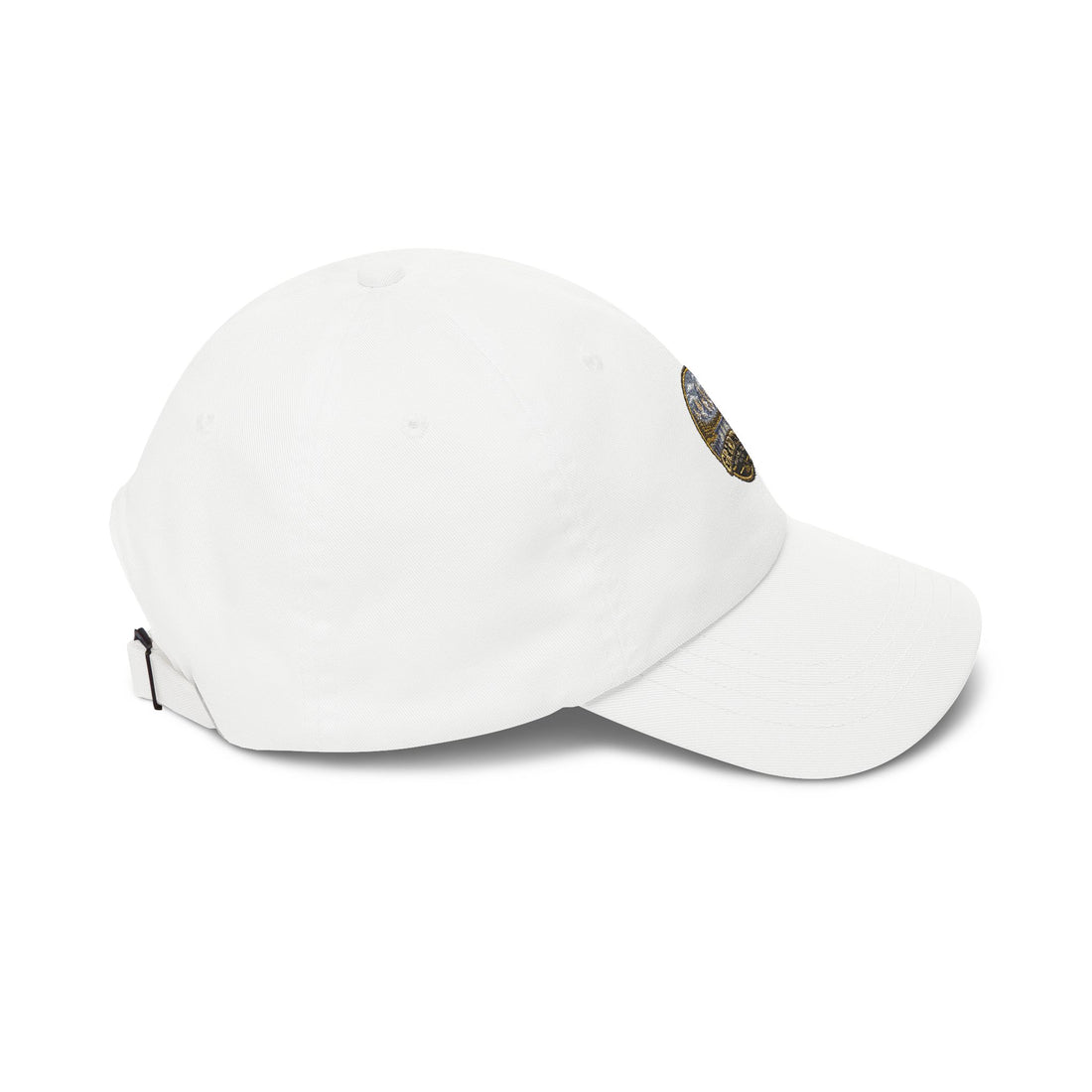 Grand Teton National Park Lake Reflection Round Logo Dad Cap
