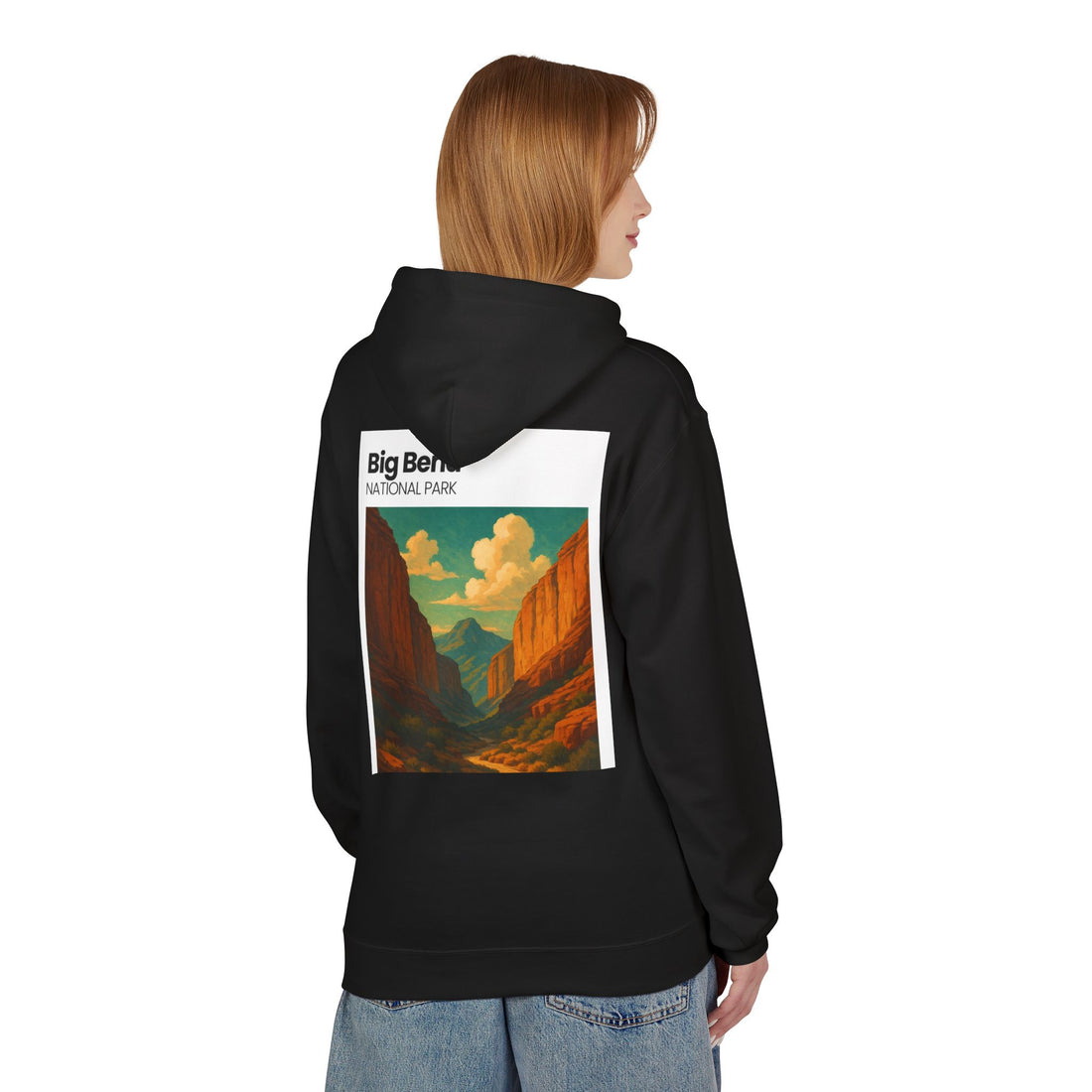 Big Bend National Park Hoodie | Vintage Canyon Landscape Print