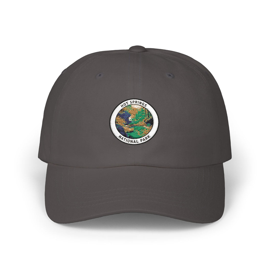 Hot Springs National Park round patch Dad Cap | Vintage National Park hat