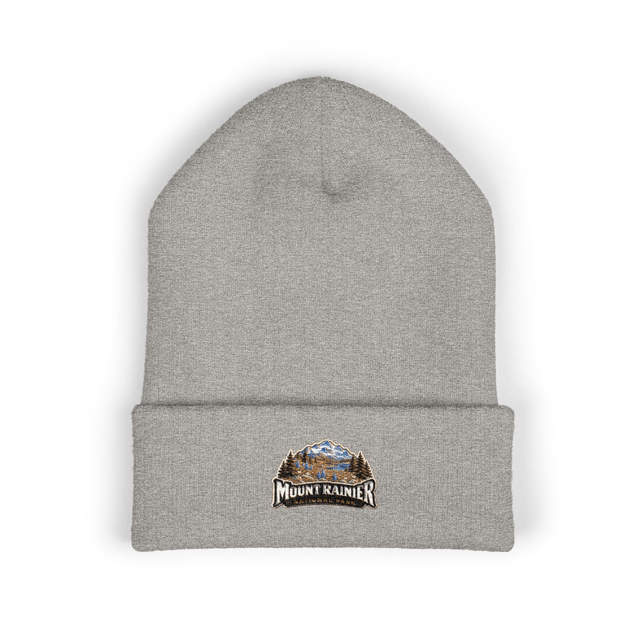 Mount Rainier National Park – Alpine Scene Graphic Beanie