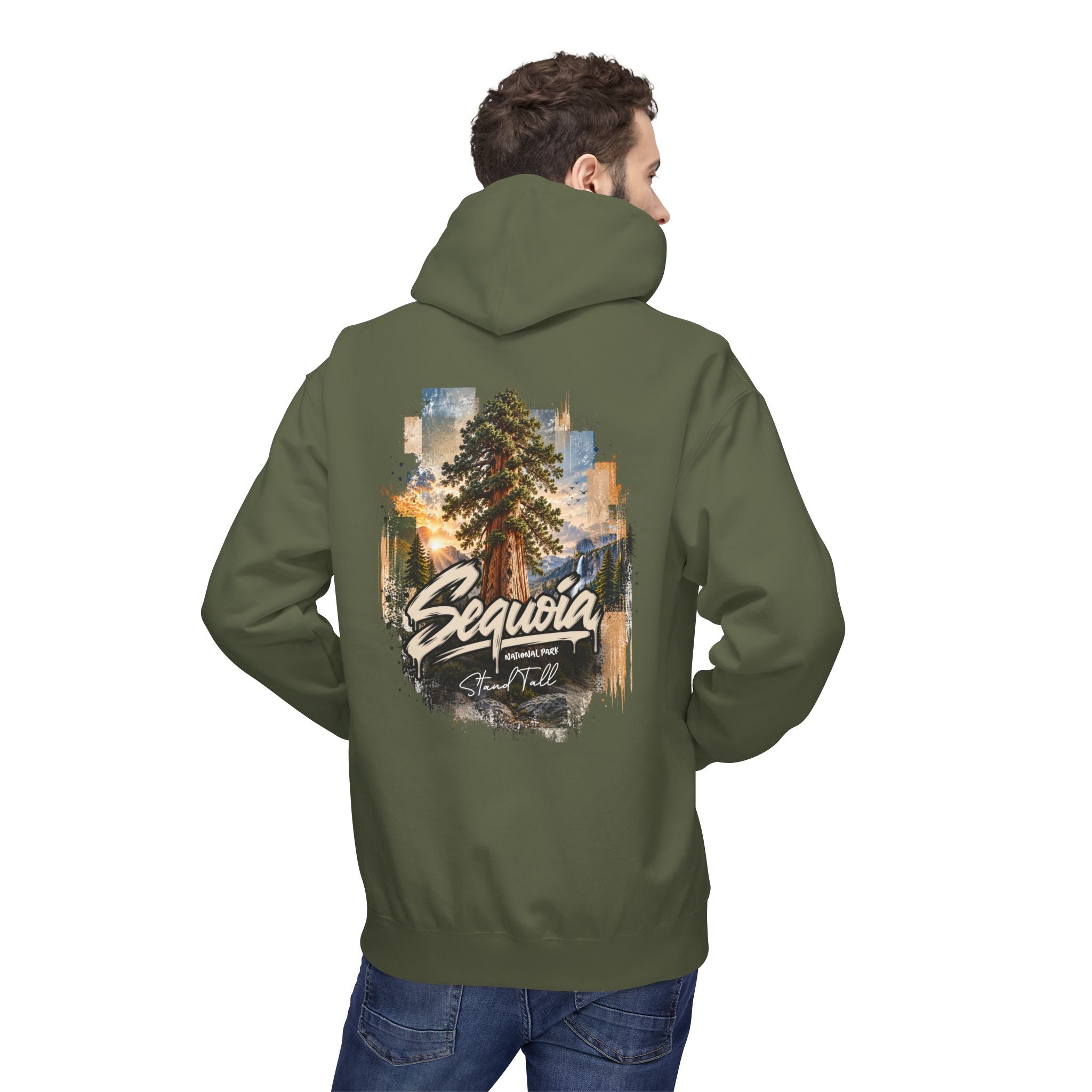 Sequoia National Park – Giant Sequoia Stand Tall Graphic Hoodie