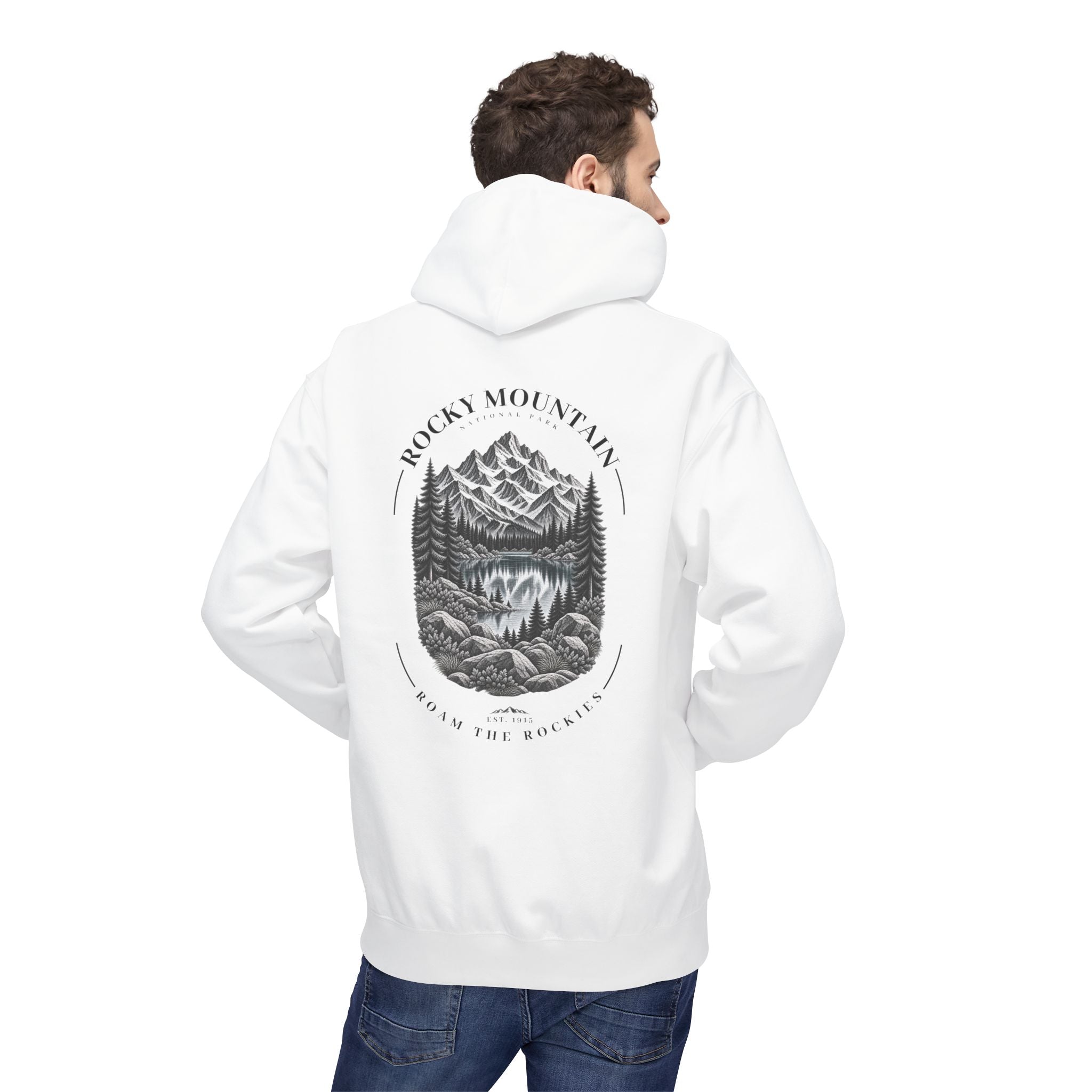 Rocky Mountain National Park Alpine Lake Graphic Hoodie