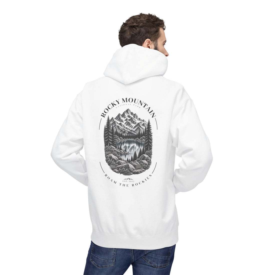Rocky Mountain National Park Alpine Lake Graphic Hoodie