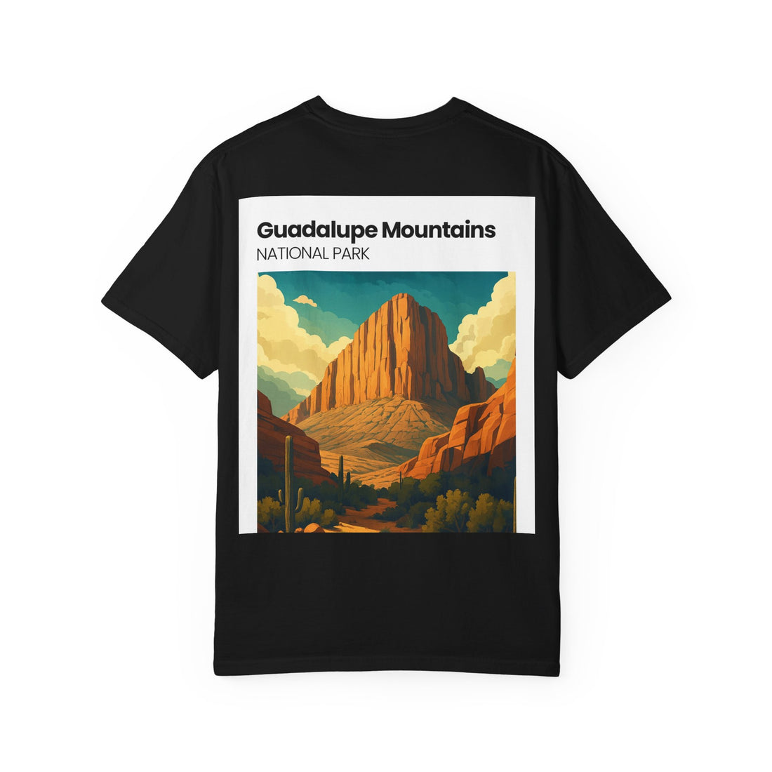Guadalupe Mountains National Park T-Shirt | Desert Landscape Poster Tee