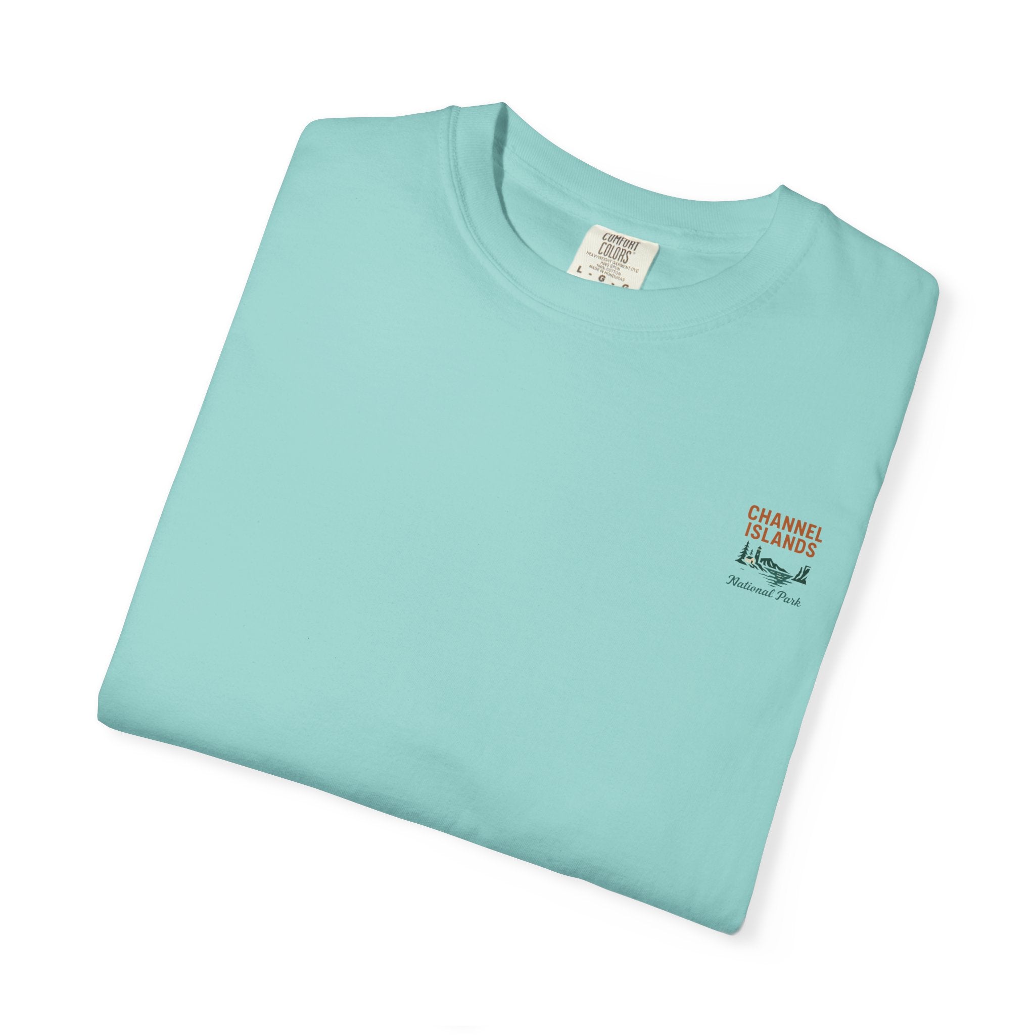 Channel Islands National Park Vintage Poster T-shirt | Coastal Landscape Tee