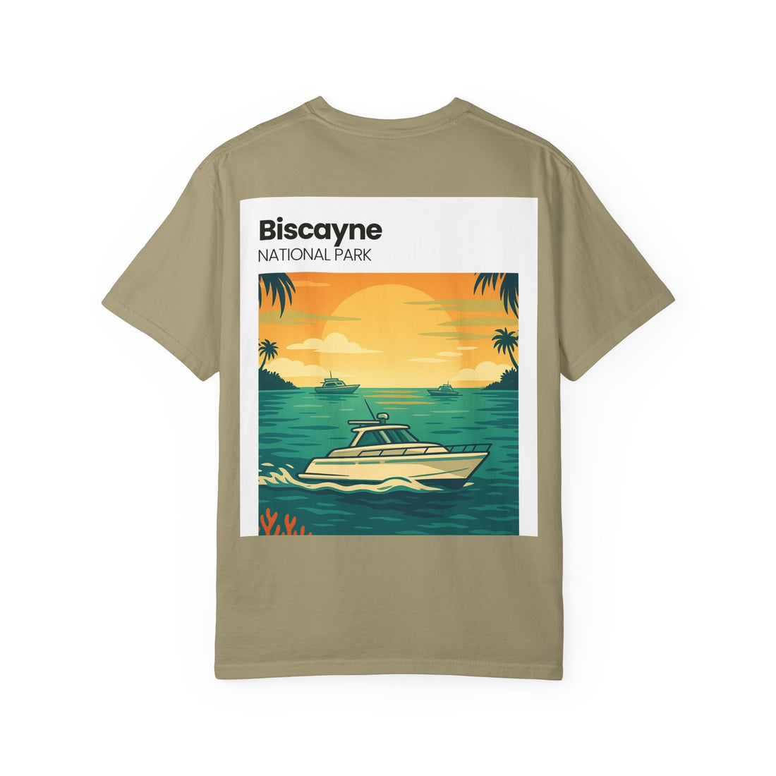 Biscayne National Park Boat Sunset T-Shirt