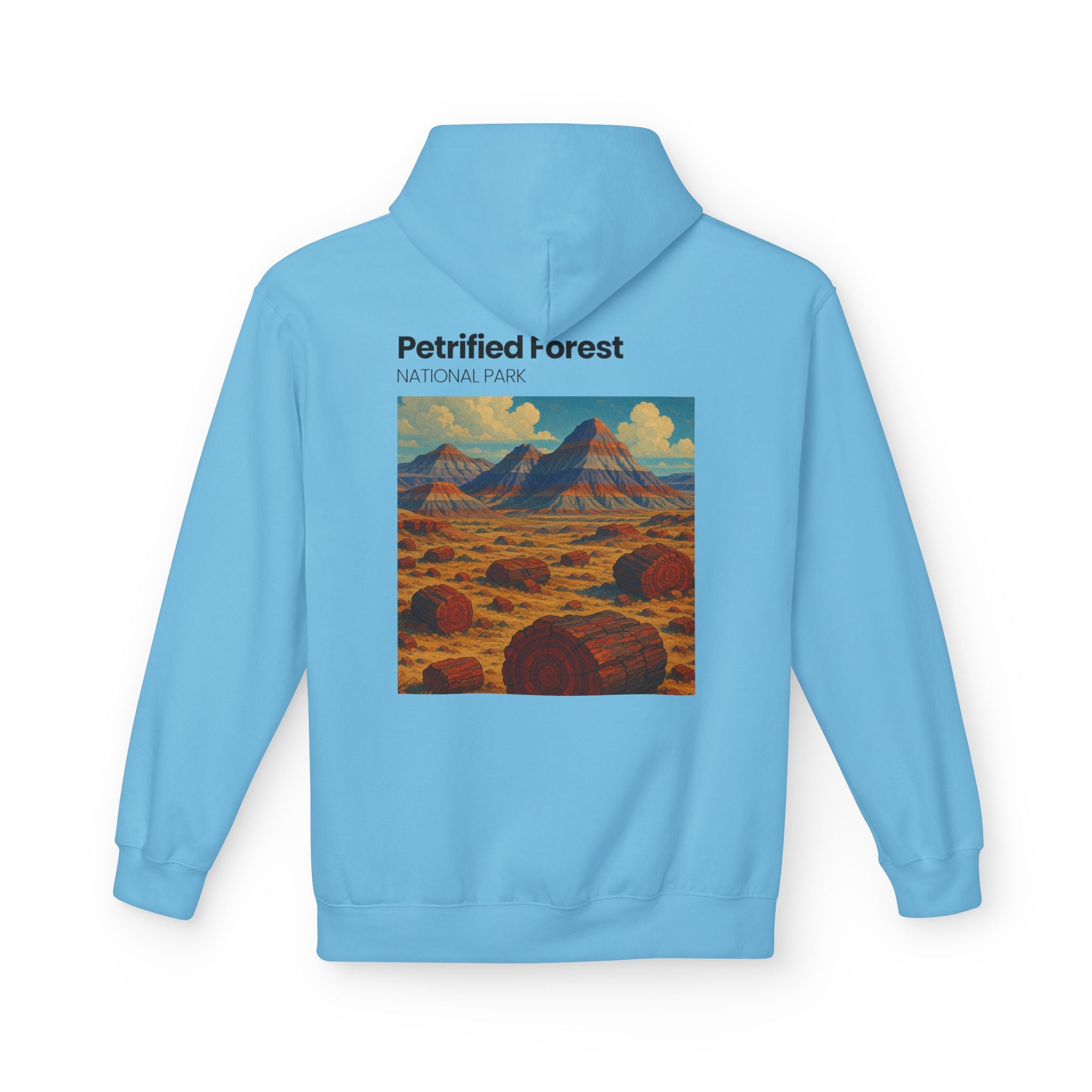 Petrified Forest National Park Hoodie | Vintage Desert Landscape