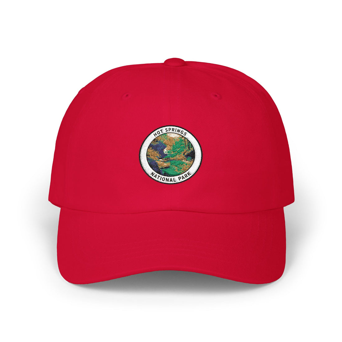 Hot Springs National Park round patch Dad Cap | Vintage National Park hat