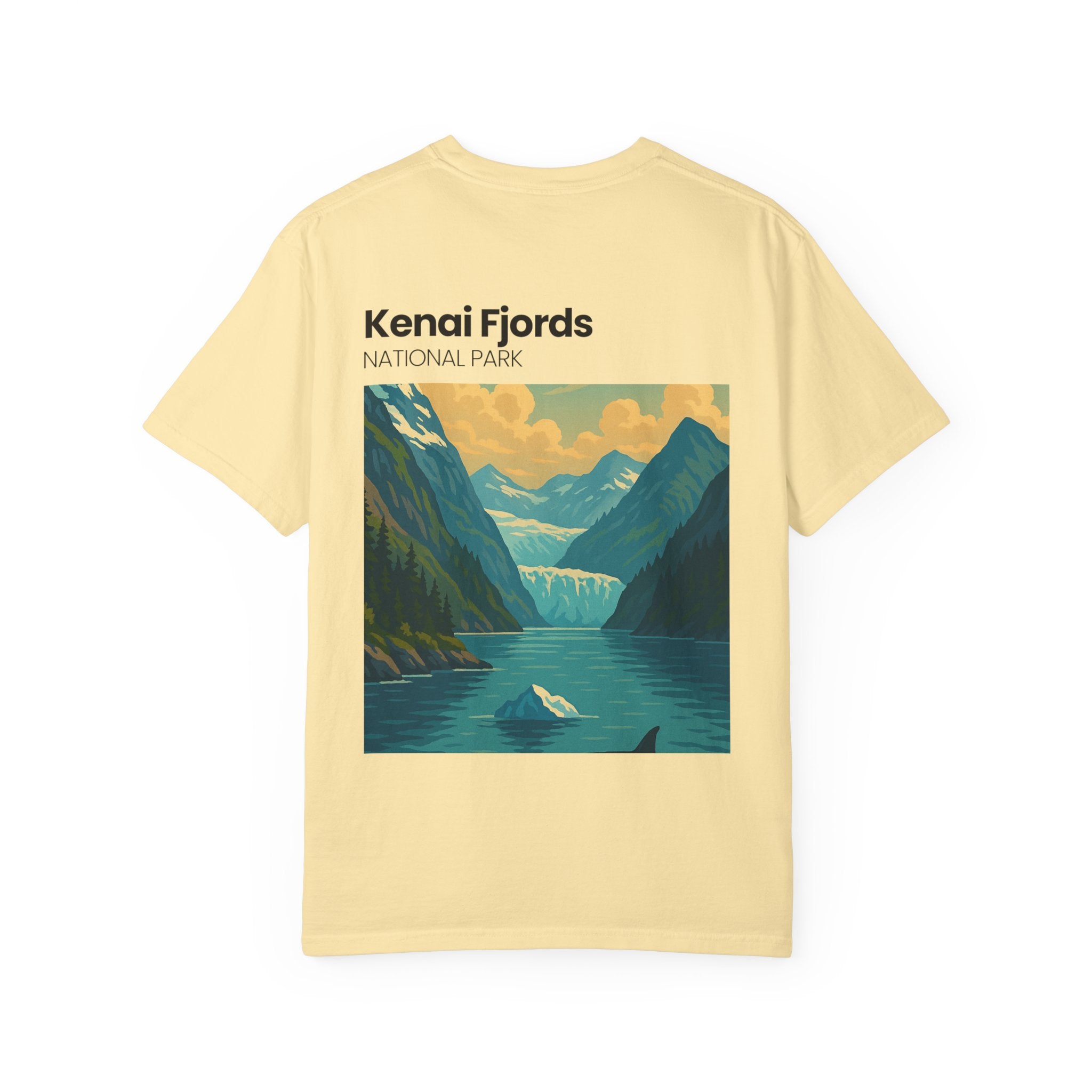 Kenai Fjords National Park Graphic T-shirt | Alaska Glacier Illustration