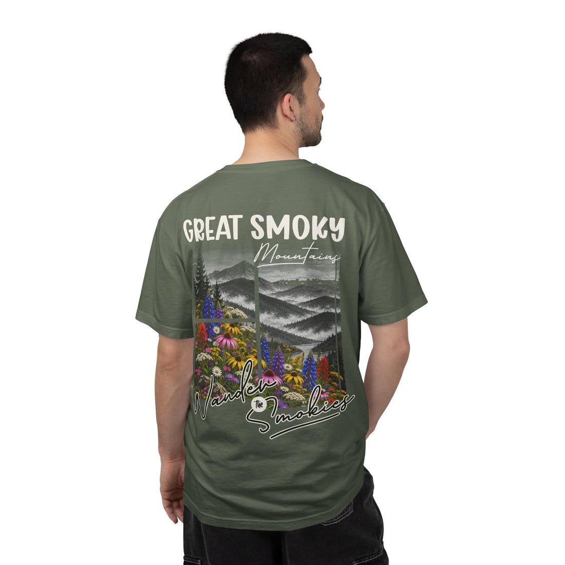 Great Smoky Mountains Wildflowers Graphic T-Shirt
