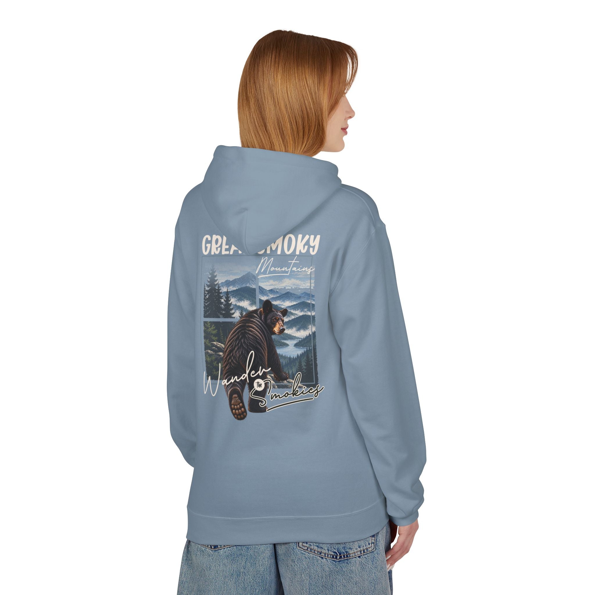 Great Smoky Mountains Black Bear Graphic  hoodie