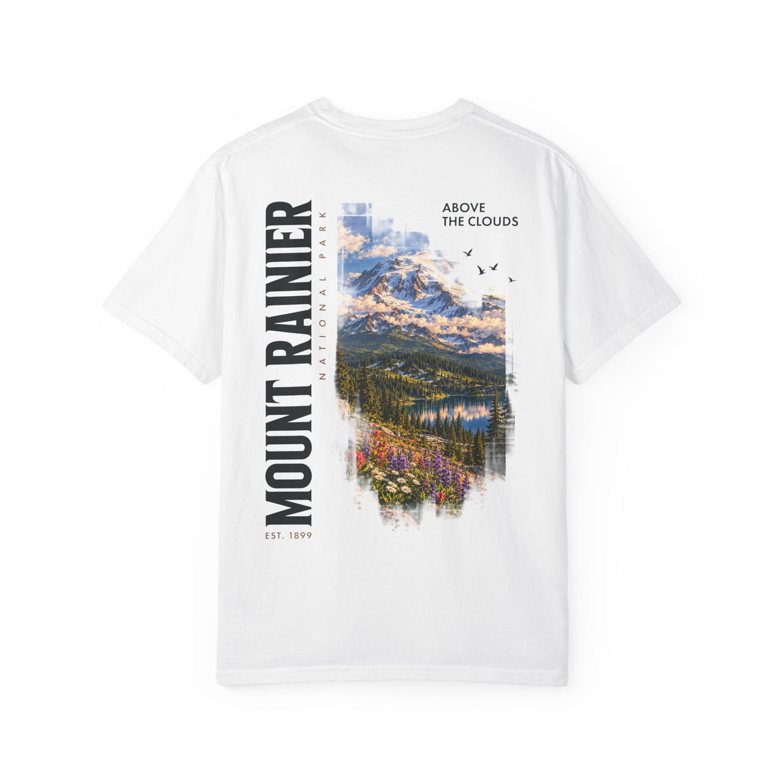 Mount Rainier National Park – Alpine Scene Graphic T-Shirt