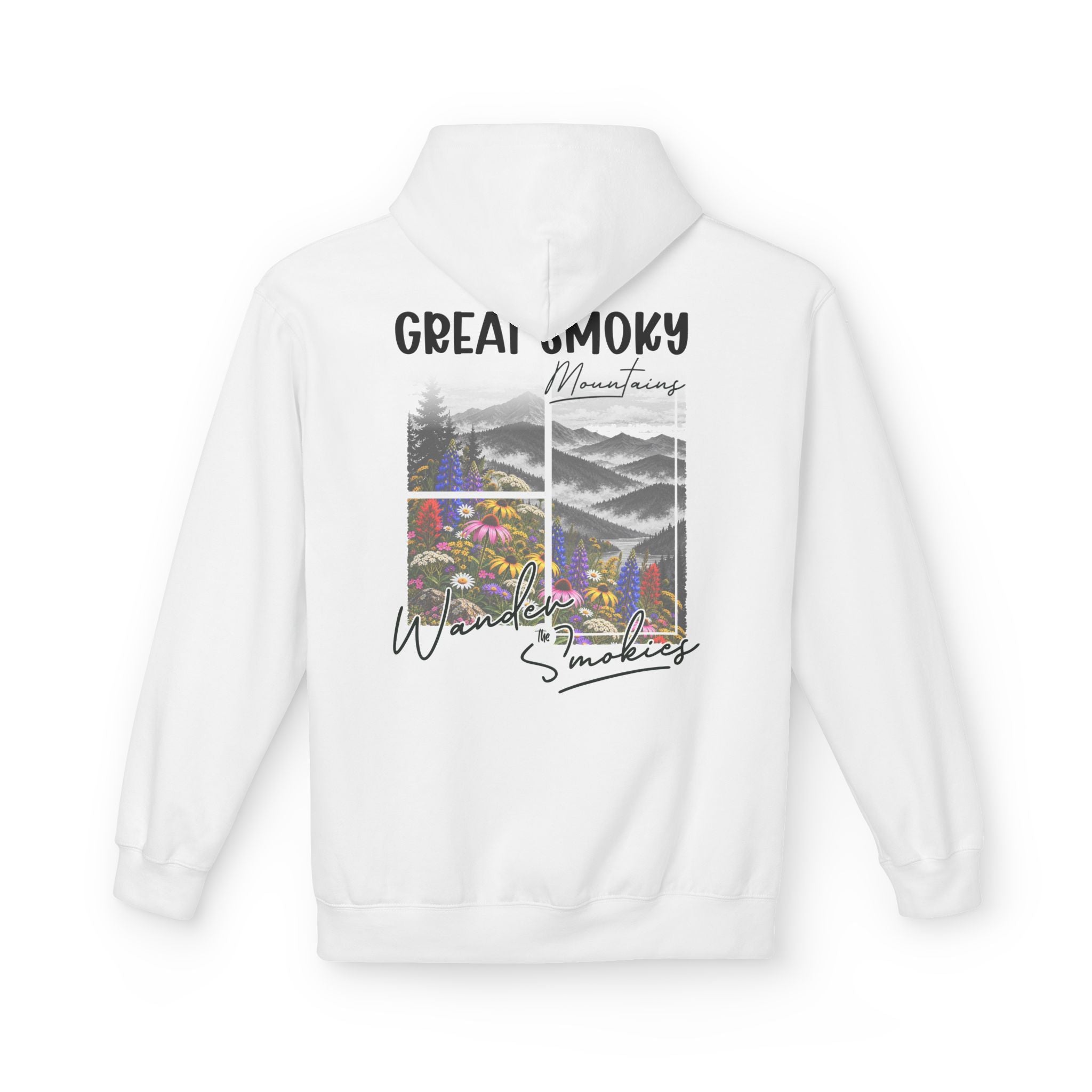 Great Smoky Mountains Wildflowers Graphic hoodie