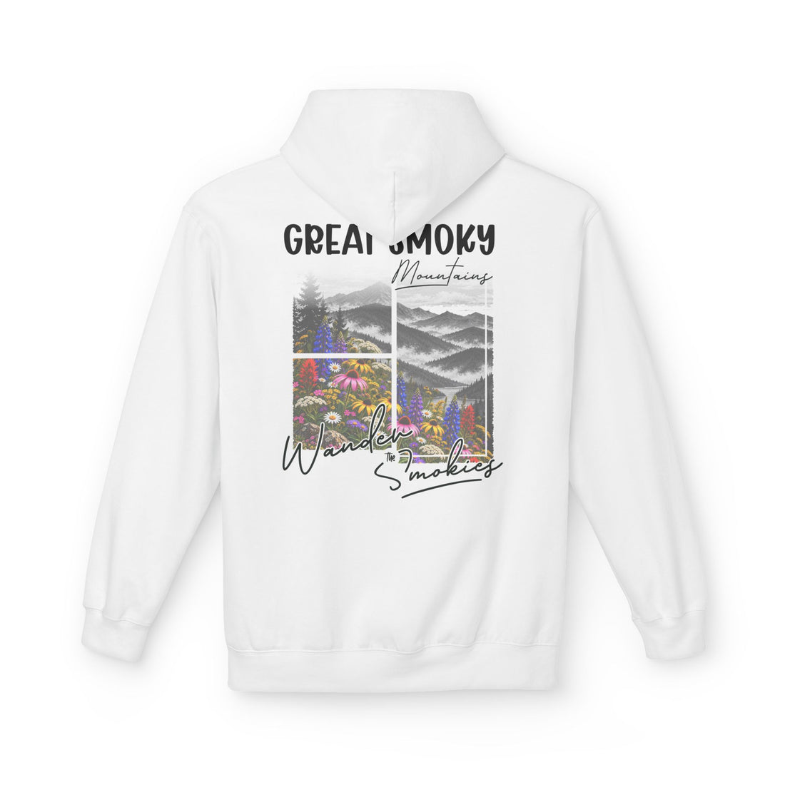 Great Smoky Mountains Wildflowers Graphic hoodie