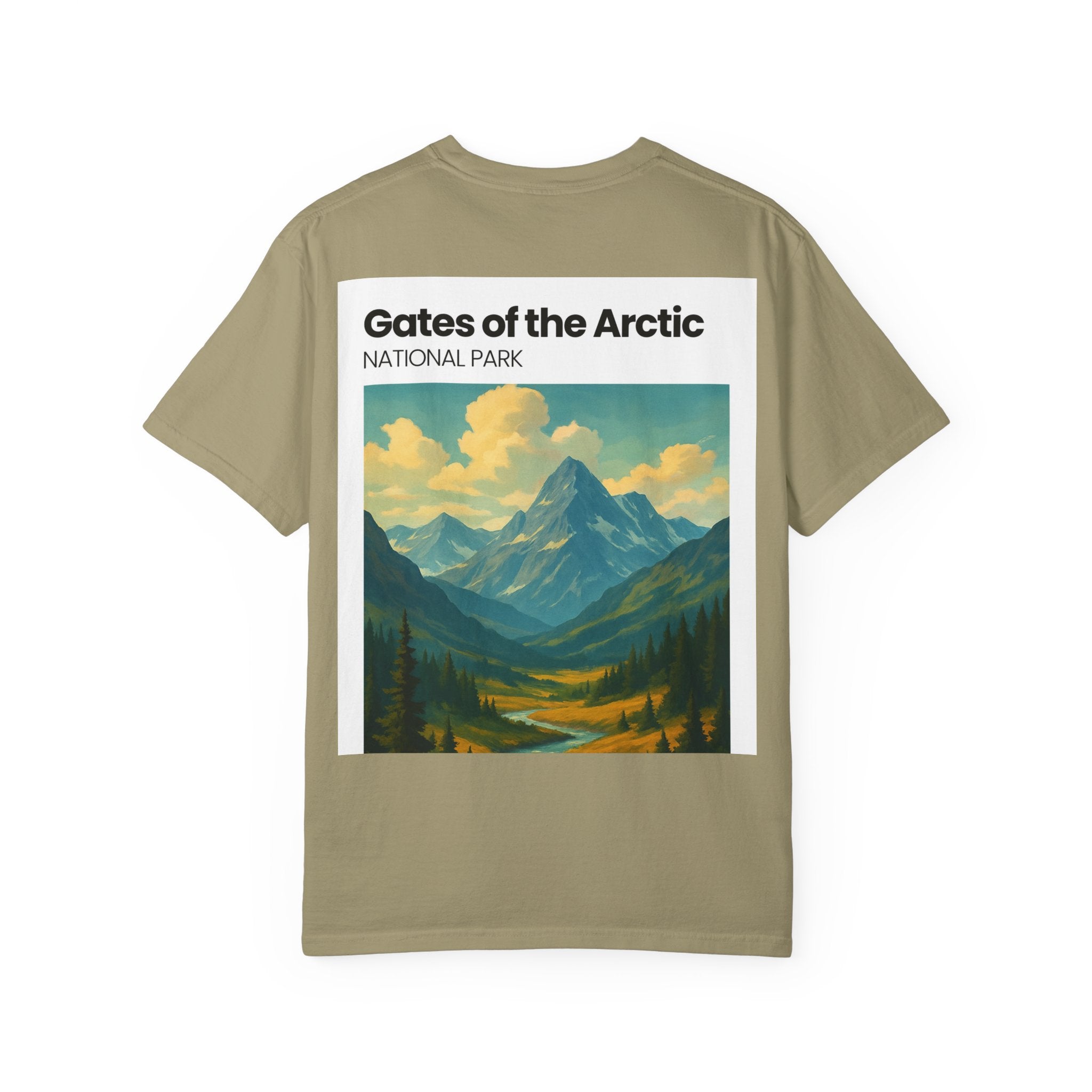 Gates of the Arctic Mountain Landscape T-shirt | National Park Poster Artwork