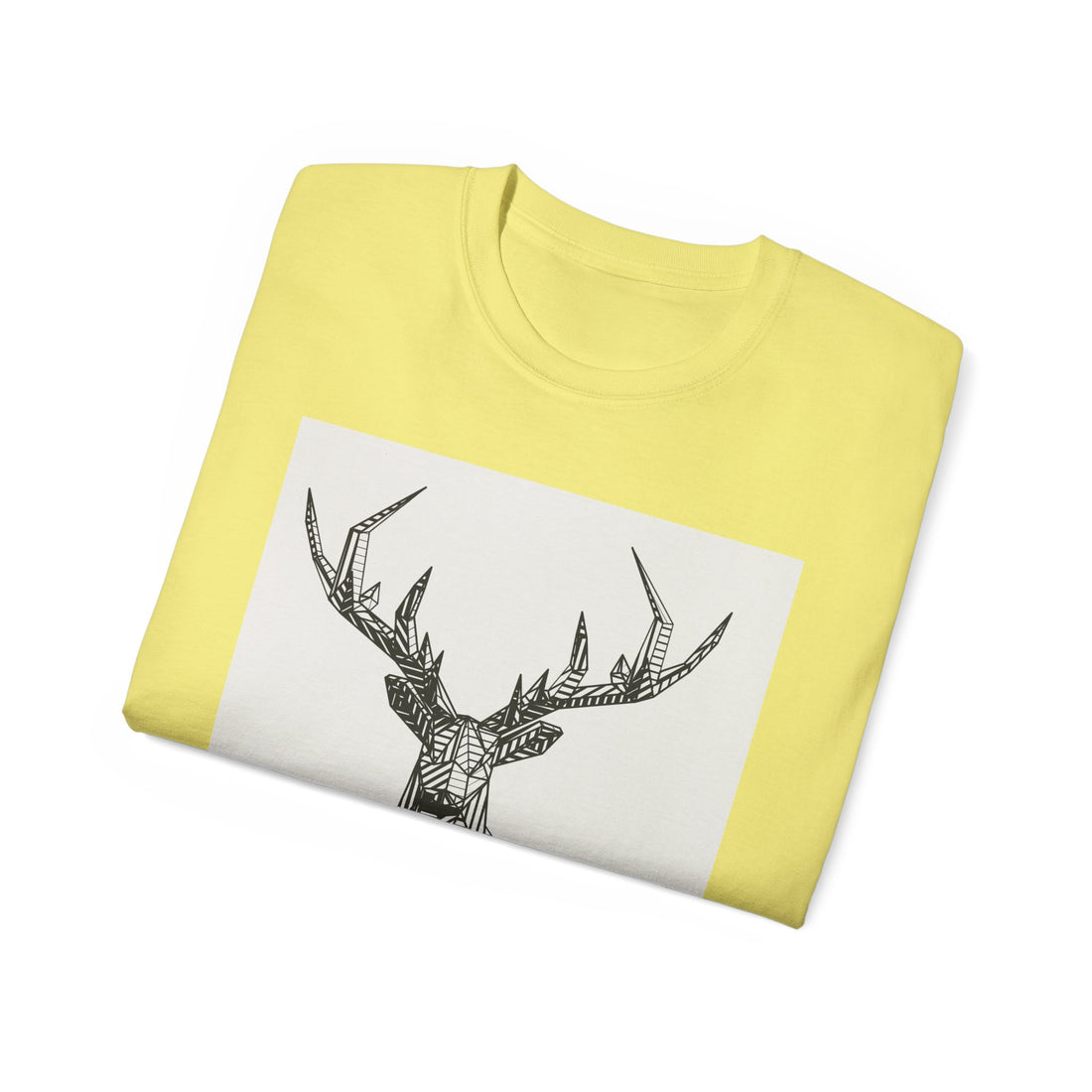 Geometric Deer Graphic Tee - Unisex Ultra Cotton T-Shirt