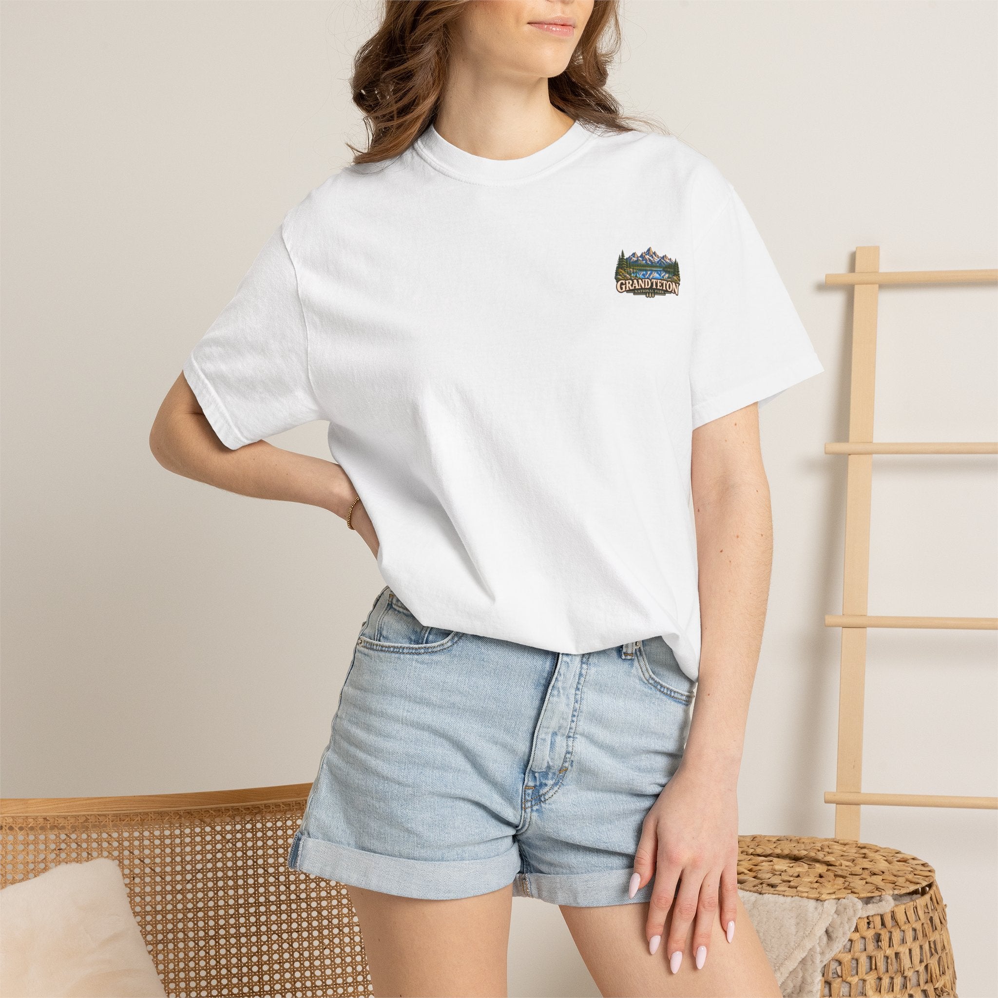 Grand Teton National Park Lake Reflection Graphic T-Shirt