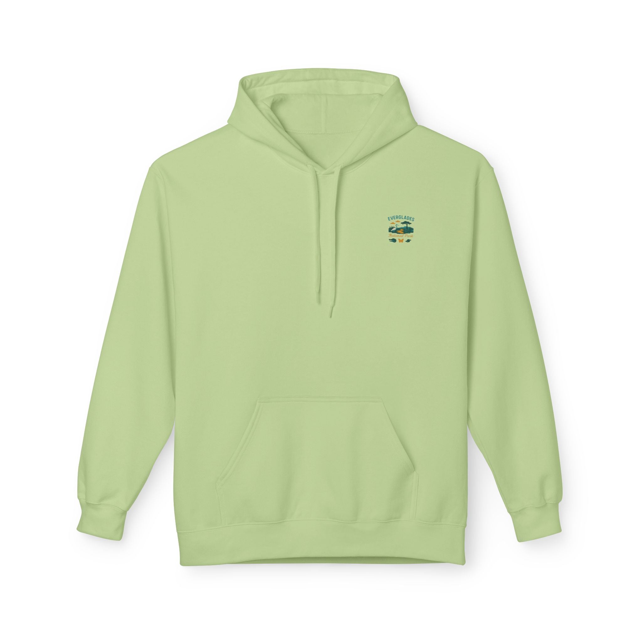 Everglades Sunset Vintage Poster Hoodie | National Park Landscape