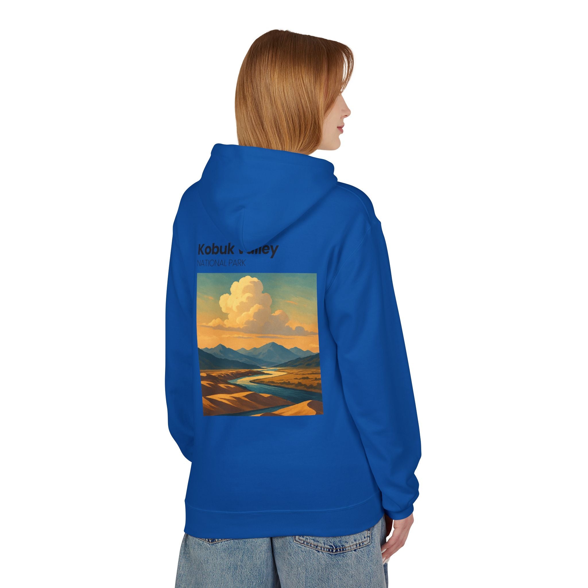 Kobuk Valley National Park landscape Hoodie | Vintage travel poster style