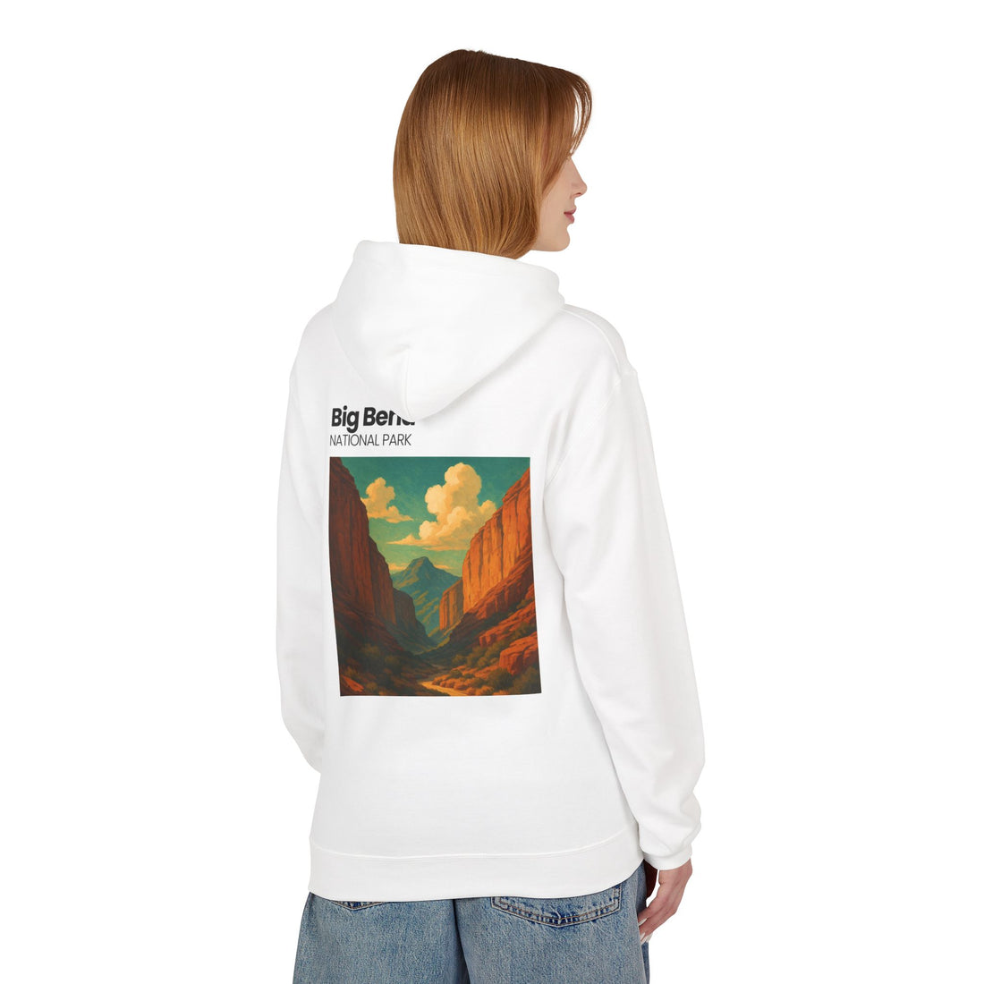 Big Bend National Park Hoodie | Vintage Canyon Landscape Print