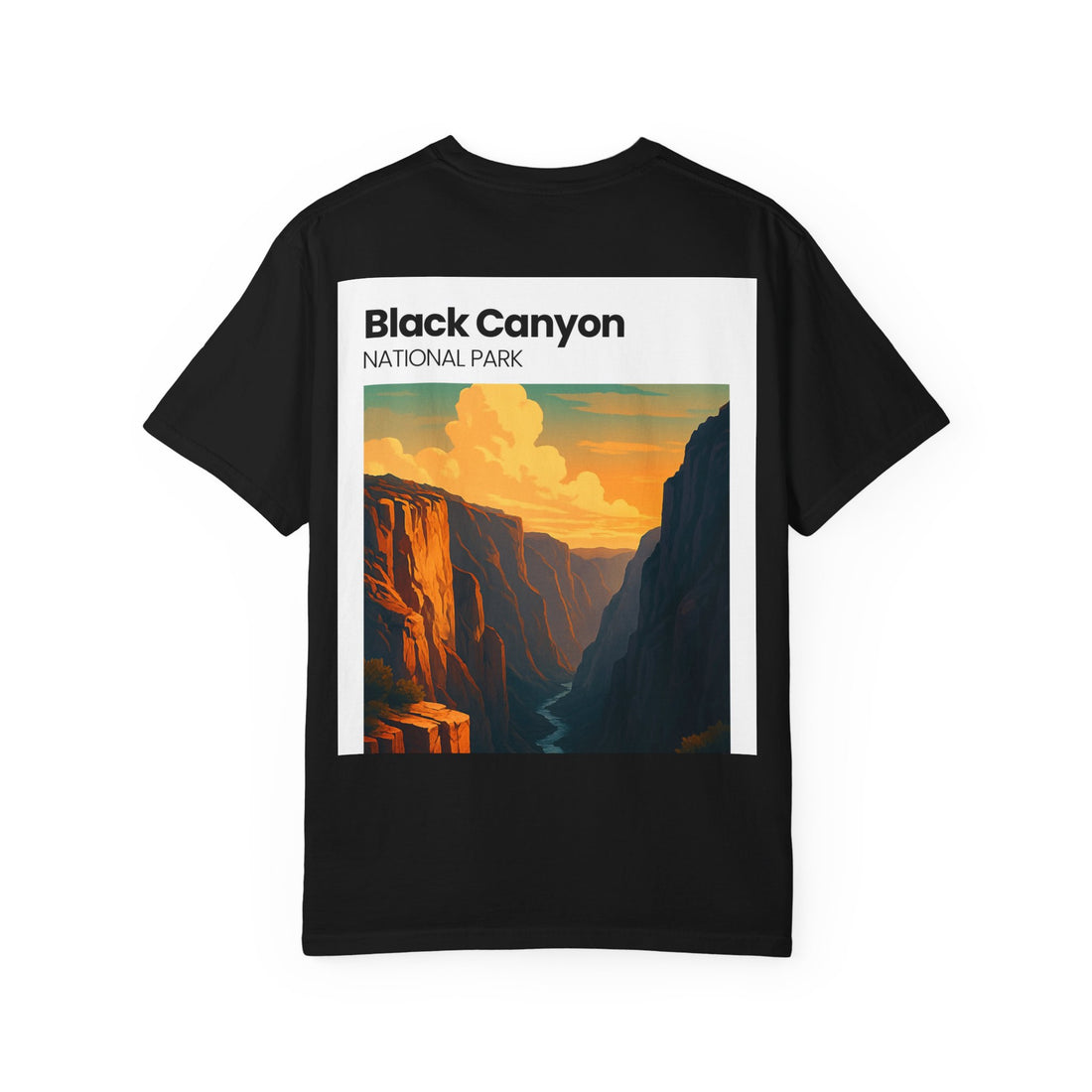 Black Canyon National Park landscape T-Shirt | Canyon Sunset Vista design