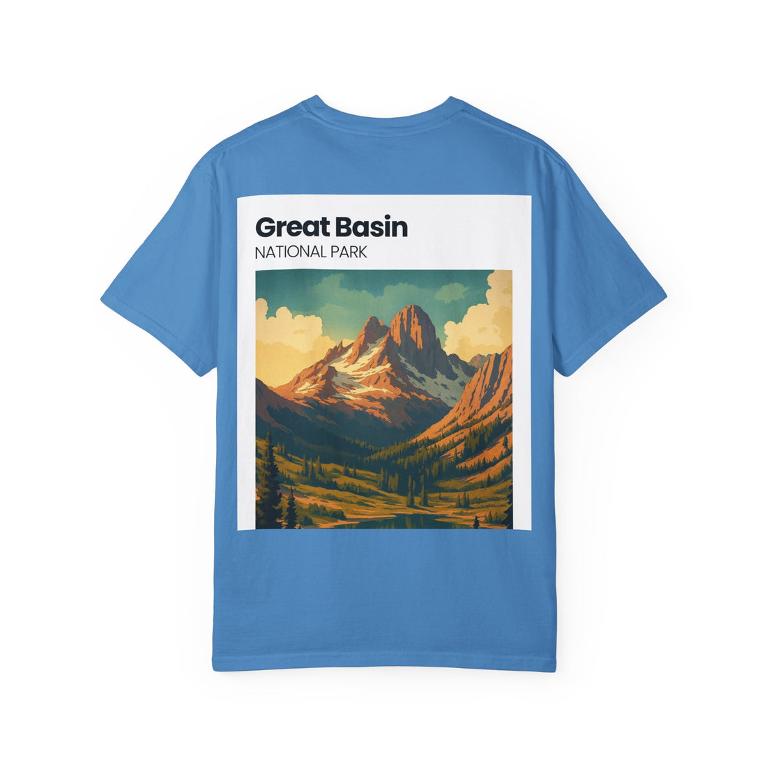 Great Basin National Park Landscape T-Shirt | Mountain Vintage Poster Tee