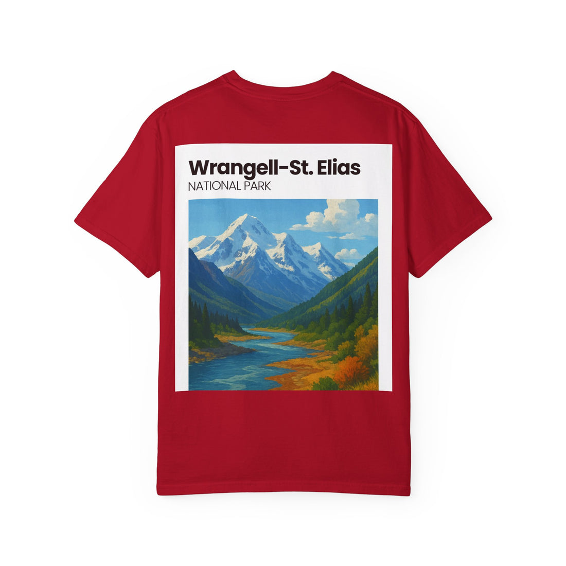 Wrangell-St. Elias National Park landscape T-Shirt | Mountain scenic tee