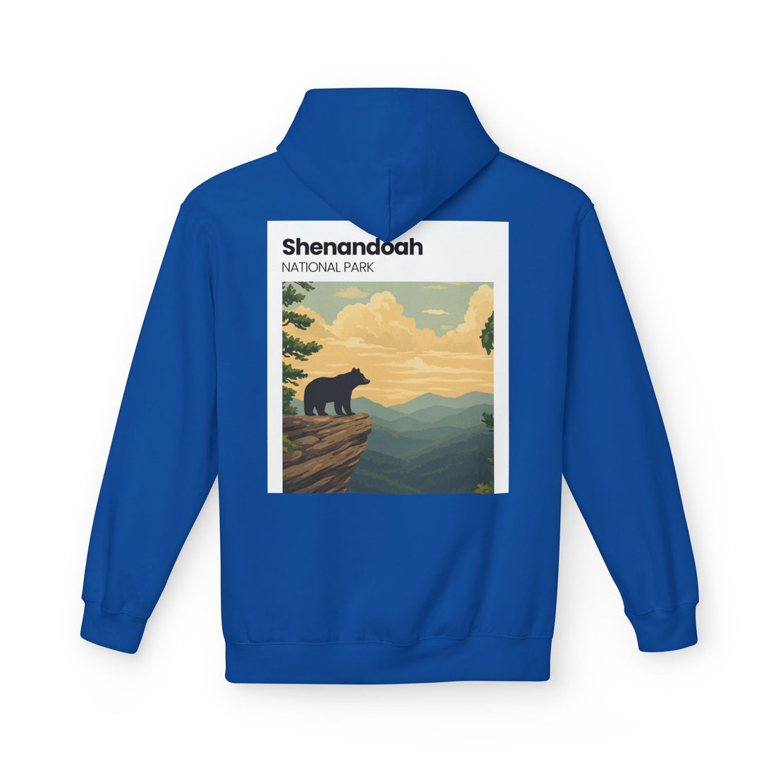 Shenandoah National Park Bear Hoodie | Vintage Travel Poster style