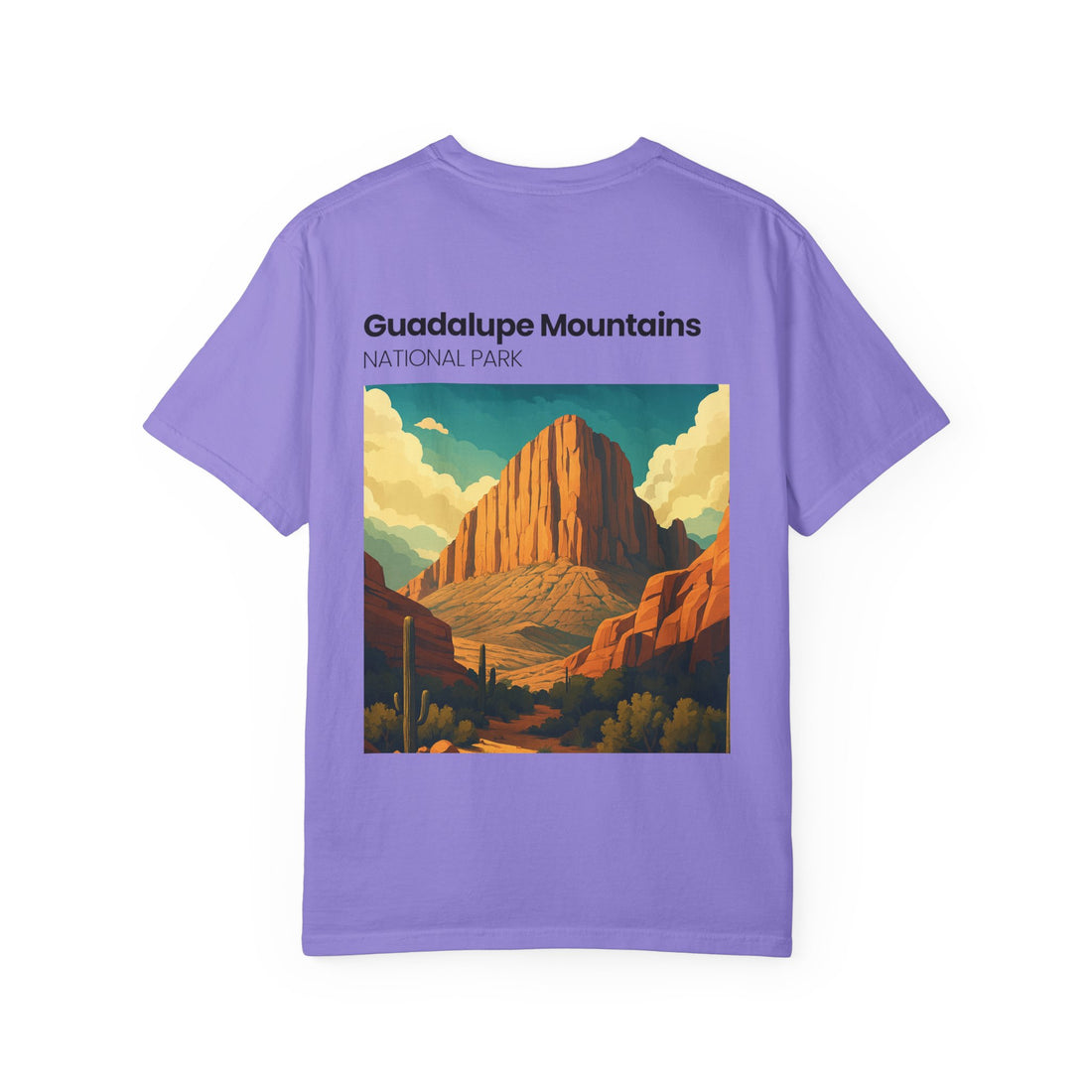 Guadalupe Mountains National Park T-Shirt | Desert Landscape Poster Tee