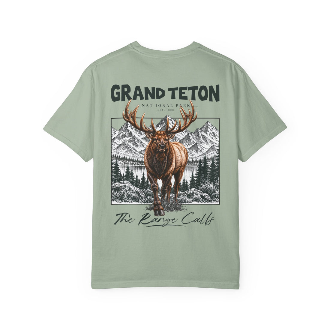 Grand Teton National Park Elk Graphic T-Shirt