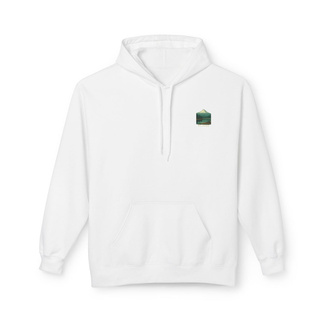 Mt. Hood National Park landscape Hoodie | Vintage mountain poster design