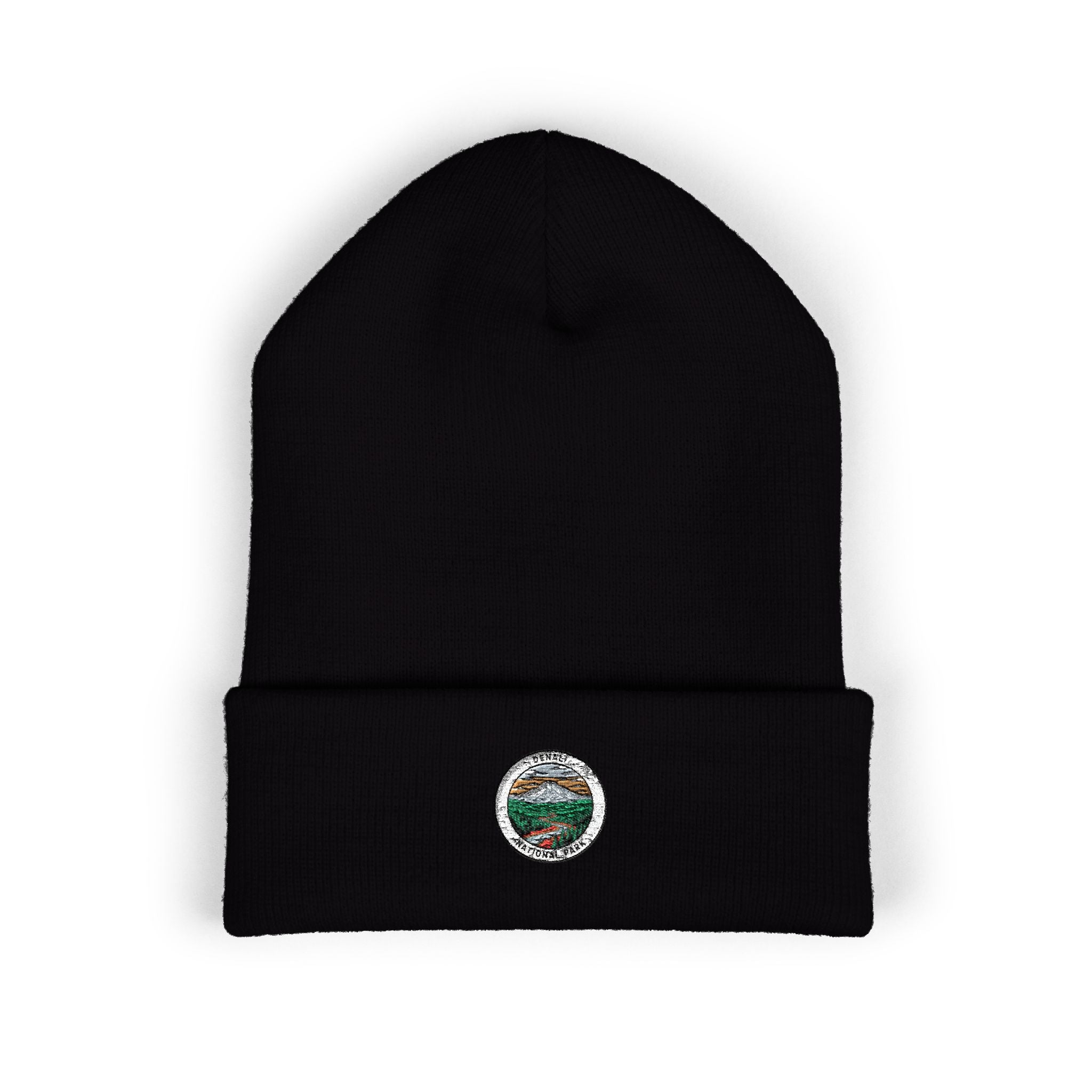 Denali National Park Patch Beanie | Embroidered Cuffed Beanie
