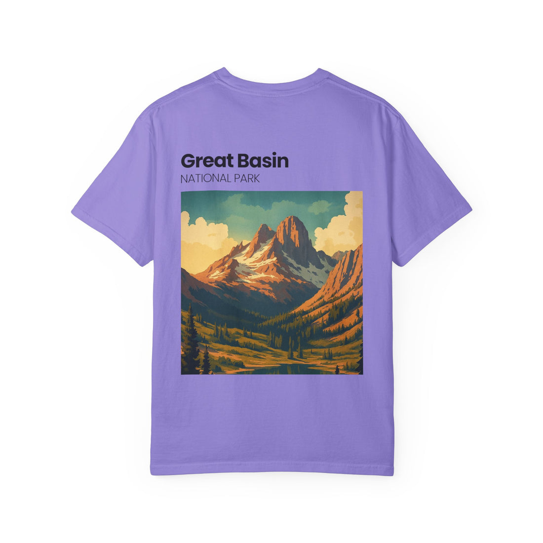 Great Basin National Park Landscape T-Shirt | Mountain Vintage Poster Tee