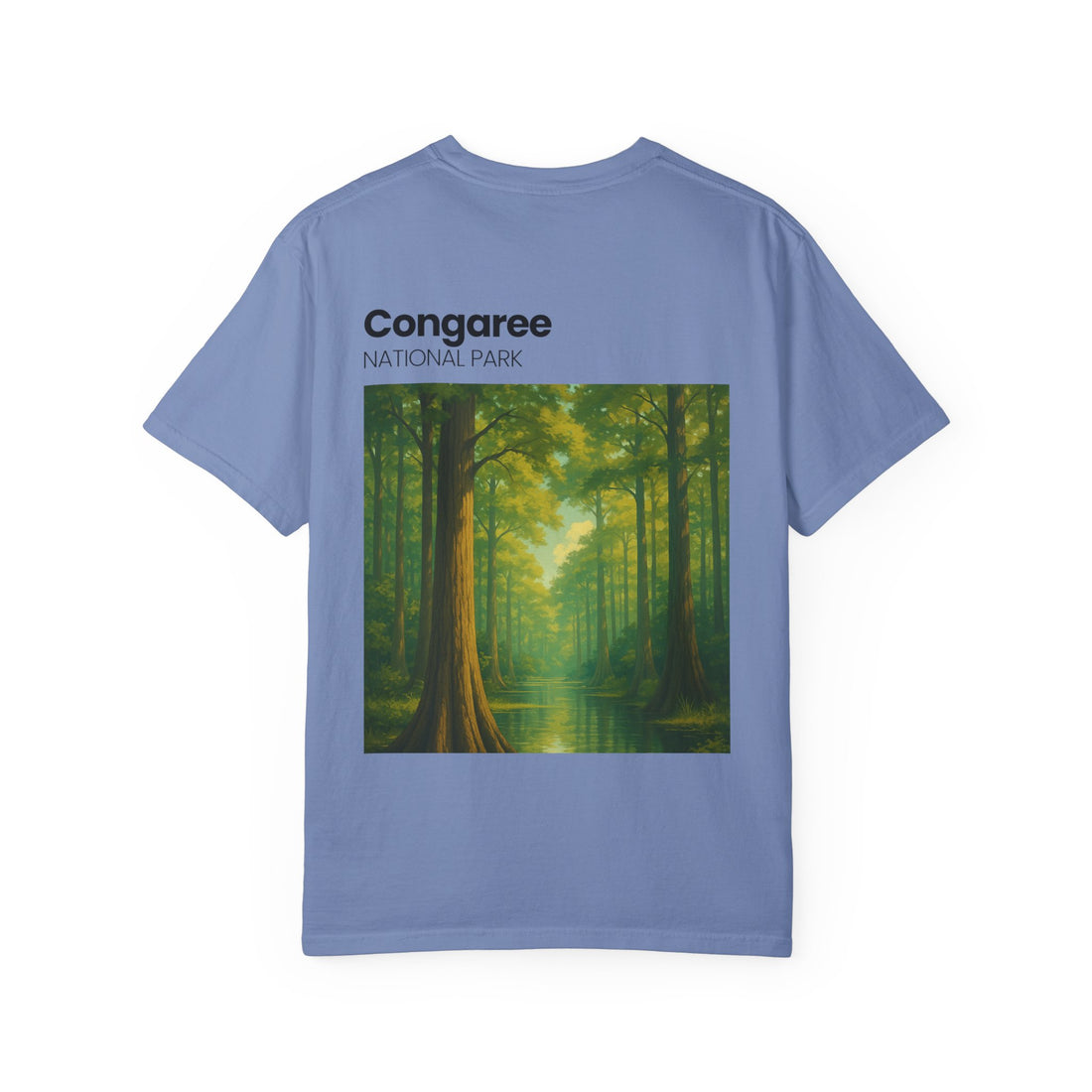 Congaree National Park forest scene T-shirt | swamp cypress nature tee