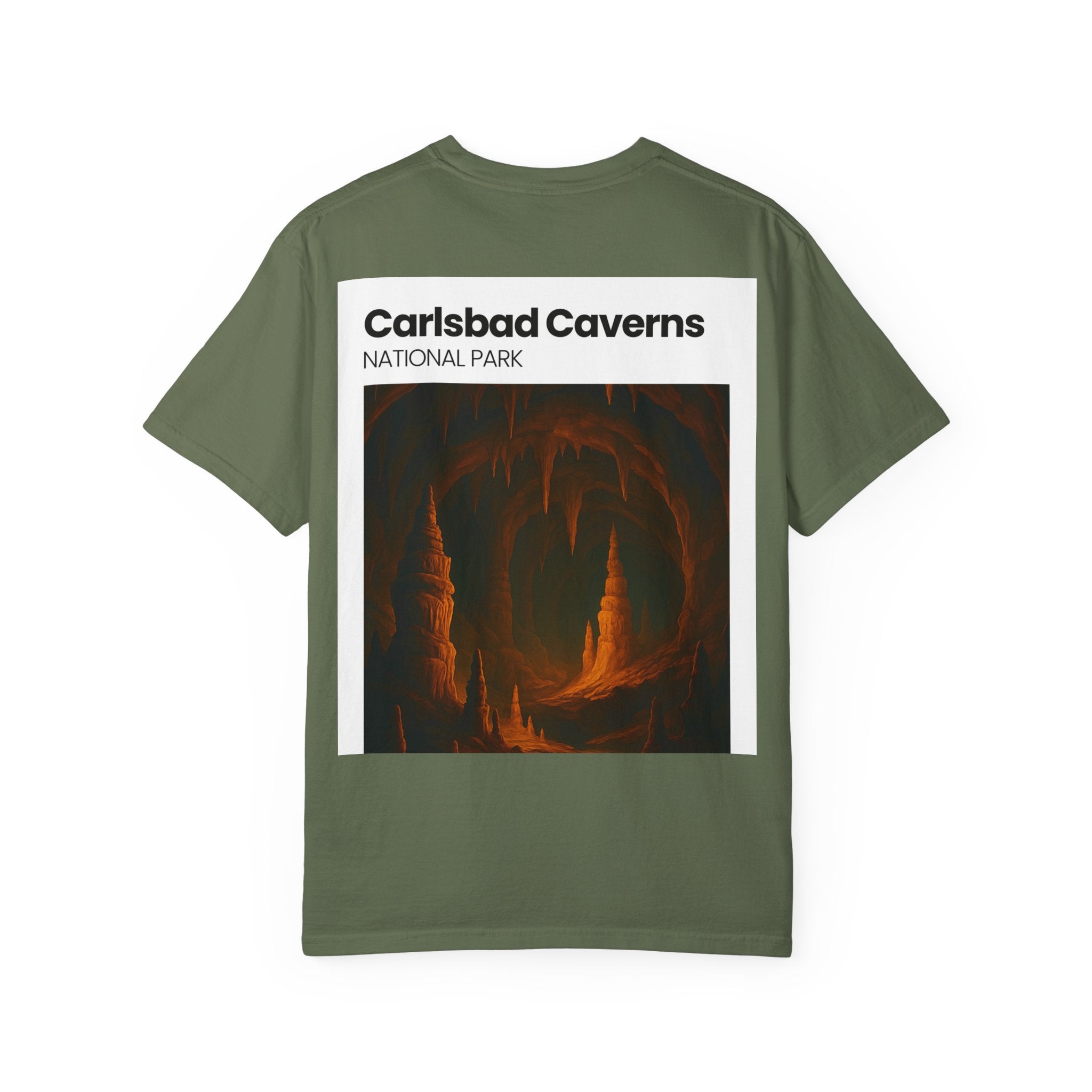 Carlsbad Caverns National Park Cave Art T-Shirt | Stalactite Stalagmite Print