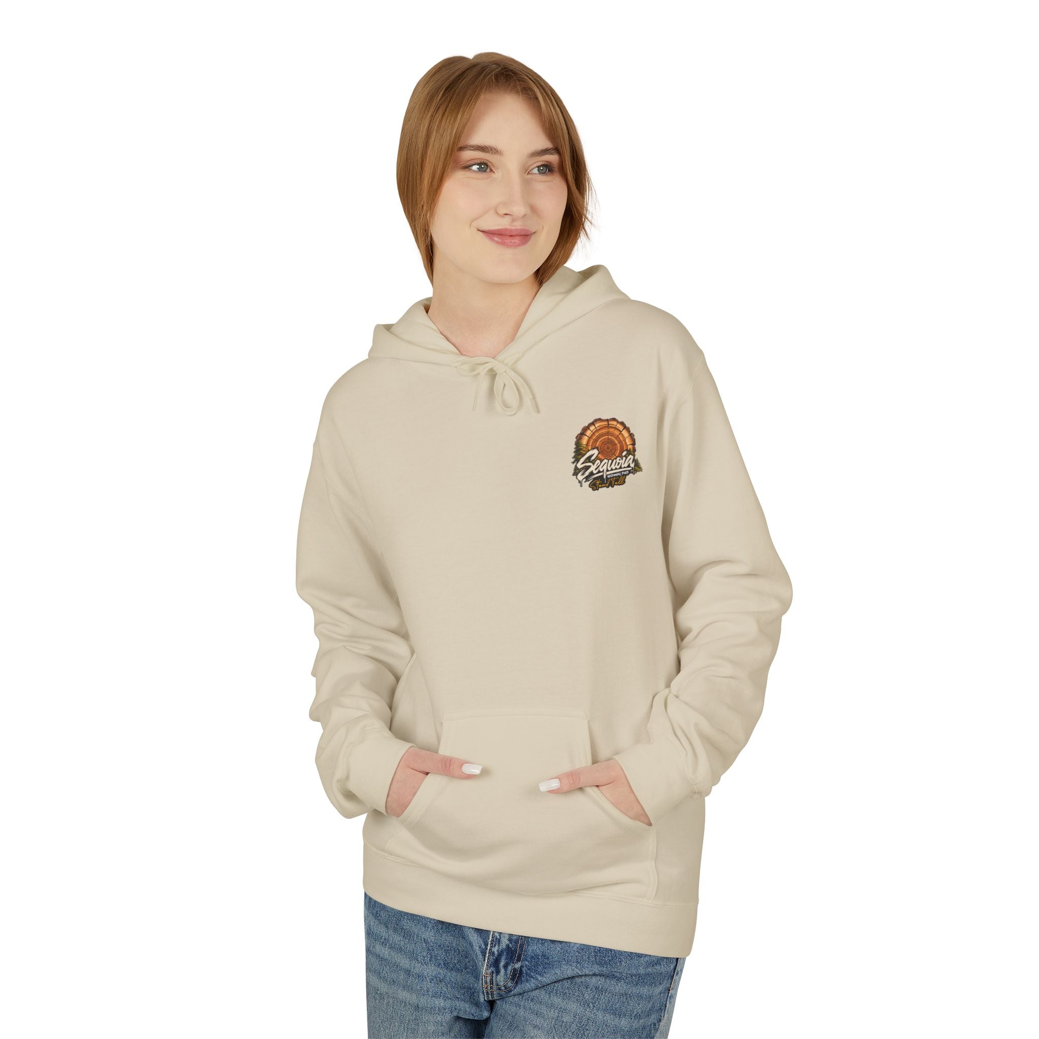 Sequoia National Park – Tree Rings Stand Tall Graphic Hoodie