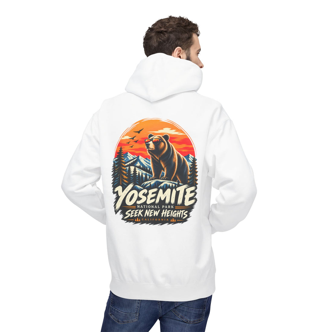 Yosemite National Park Black Bear – Seek New Heights Hoodie