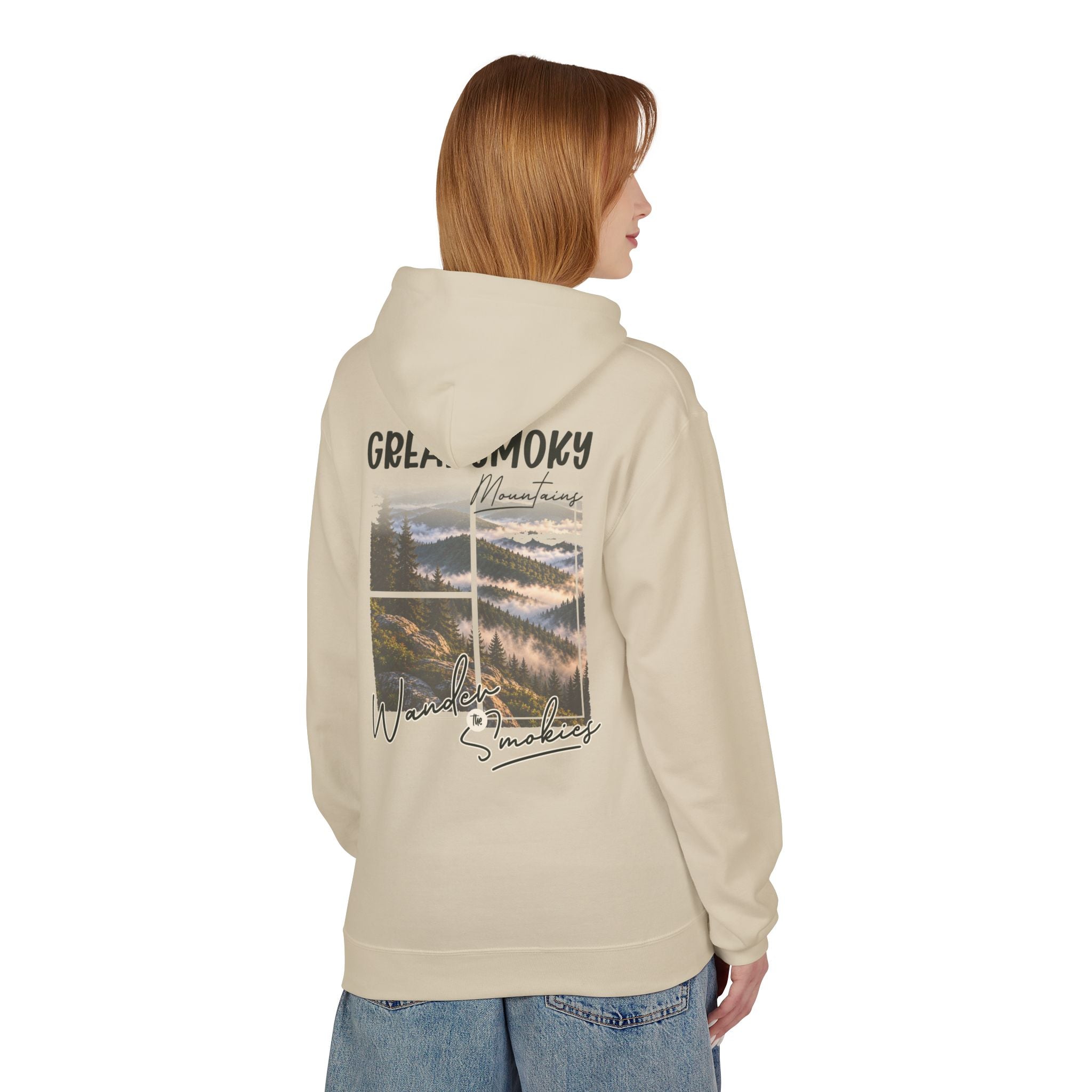 Great Smoky Mountains Misty Ridges Graphic hoodie