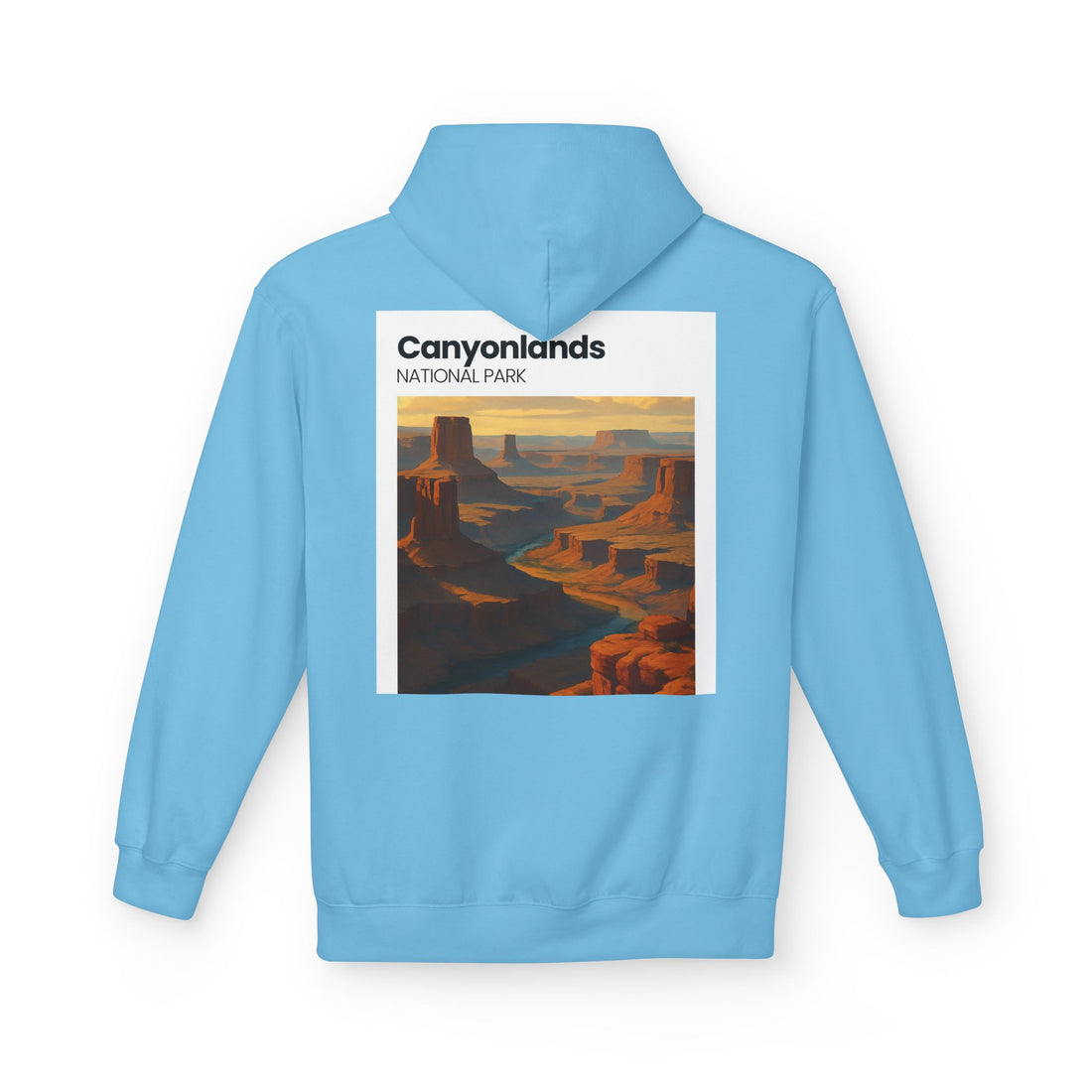 Canyonlands National Park landscape Hoodie | Retro desert canyon art