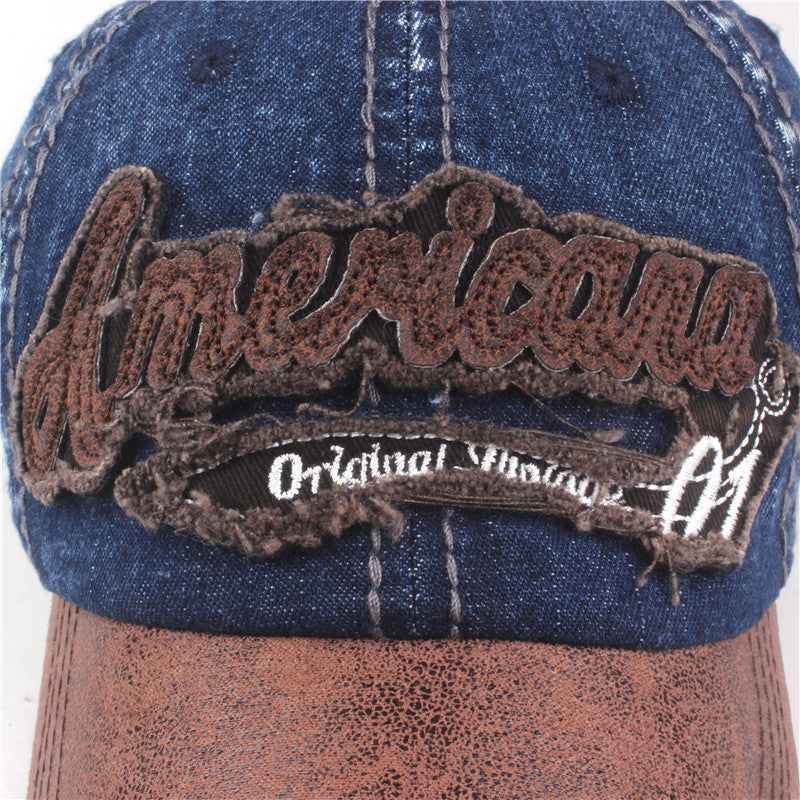 Men's Casual Embroidery Cowboy Baseball Cap