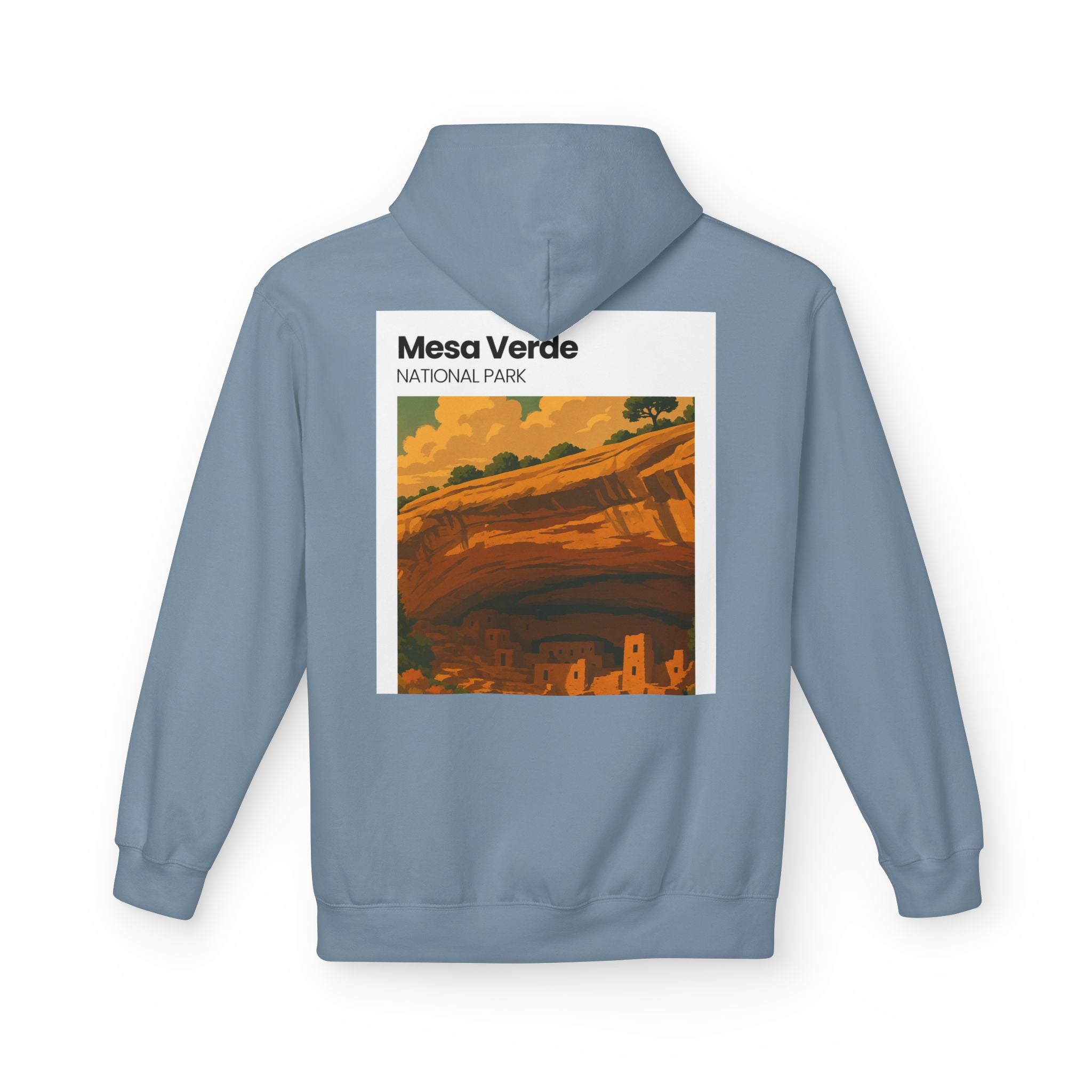 Mesa Verde National Park Hoodie | Cliff Dwelling Landscape Print