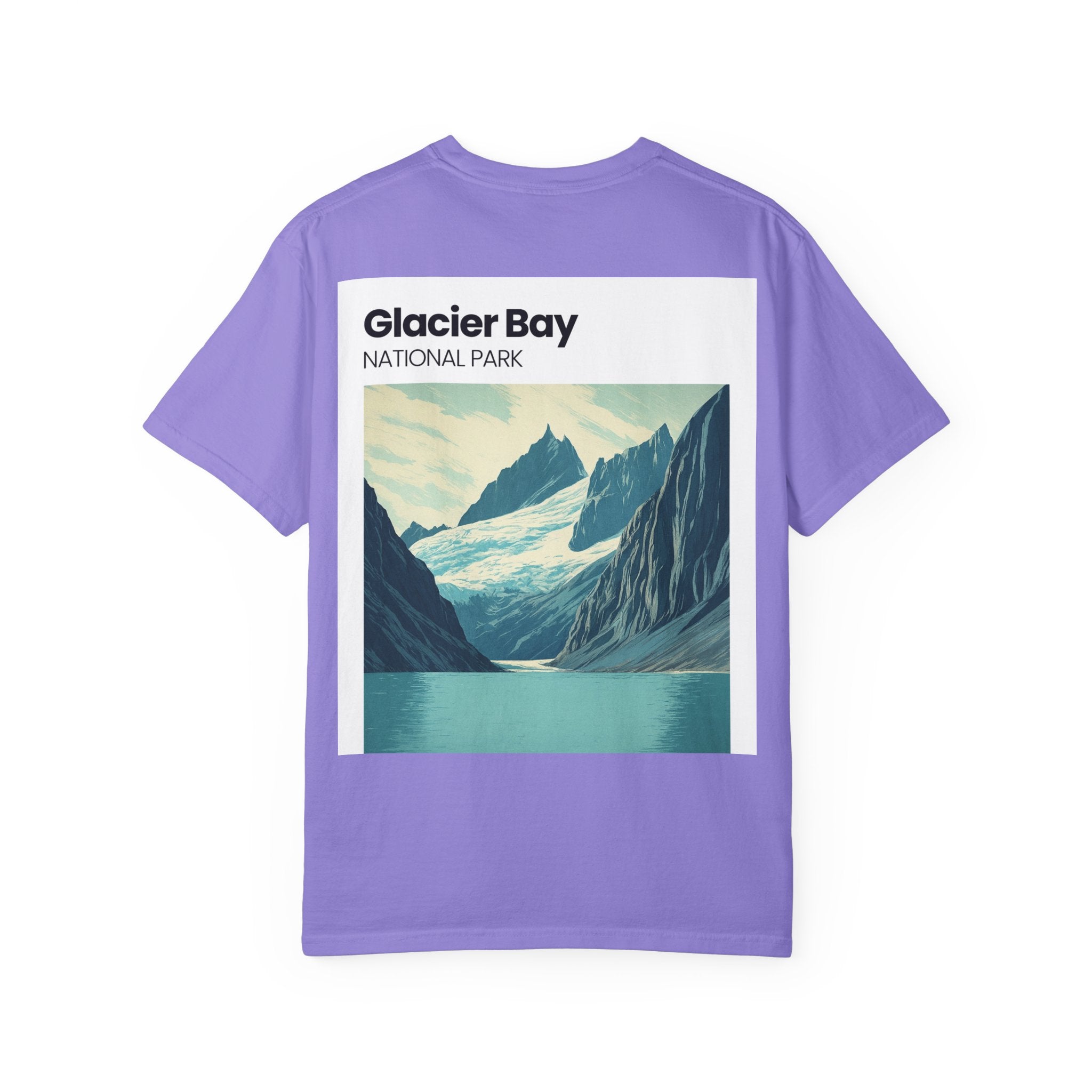 Glacier Bay National Park landscape T-shirt | Vintage mountain lake tee