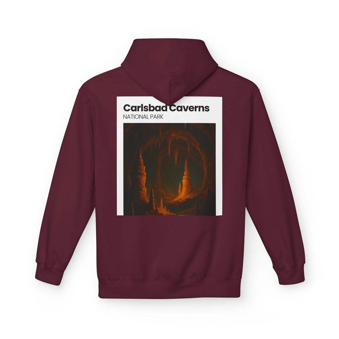 Carlsbad Caverns National Park Hoodie | Cave Stalactite Stalagmite Design