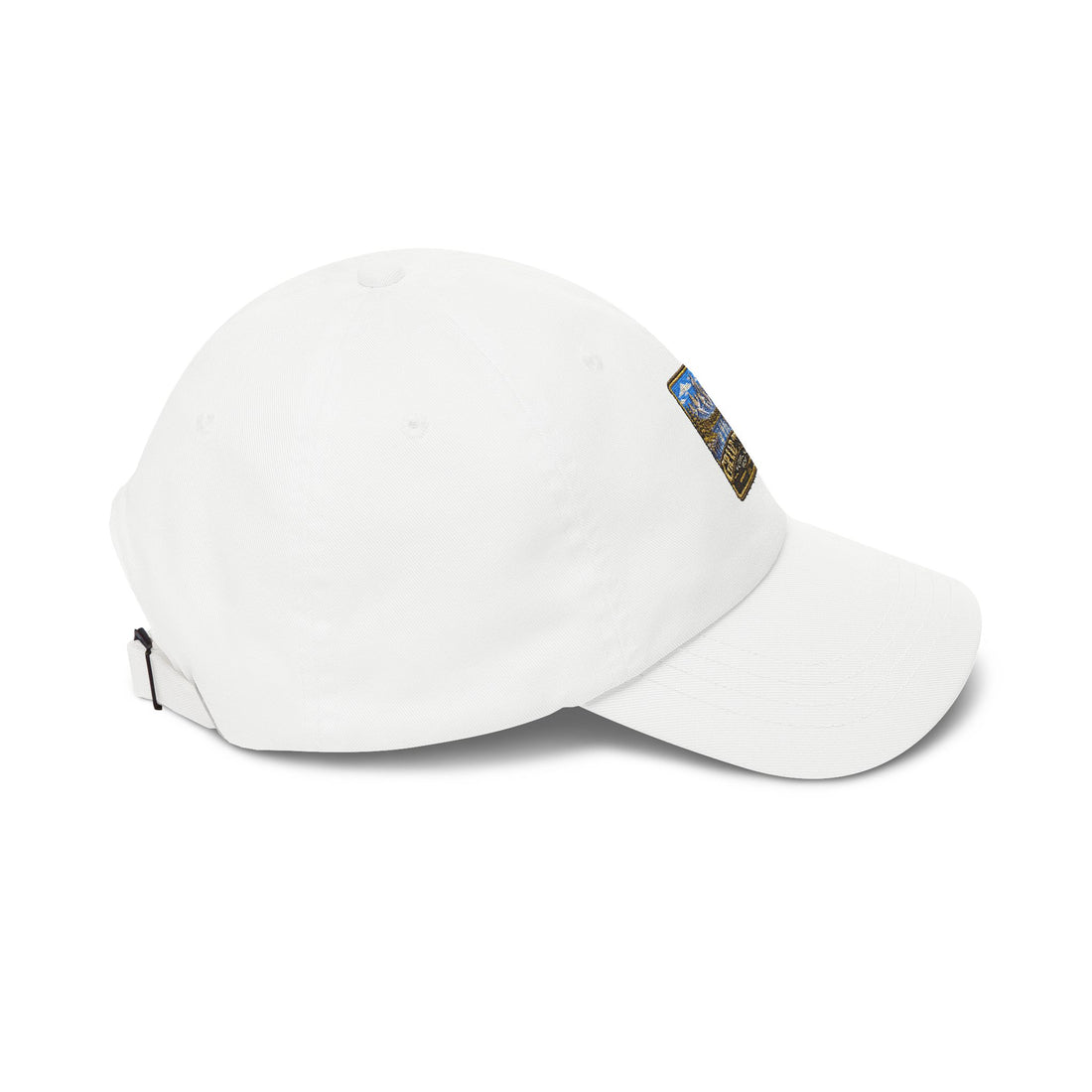 Grand Teton National Park Lake Reflection Square Logo Dad Cap