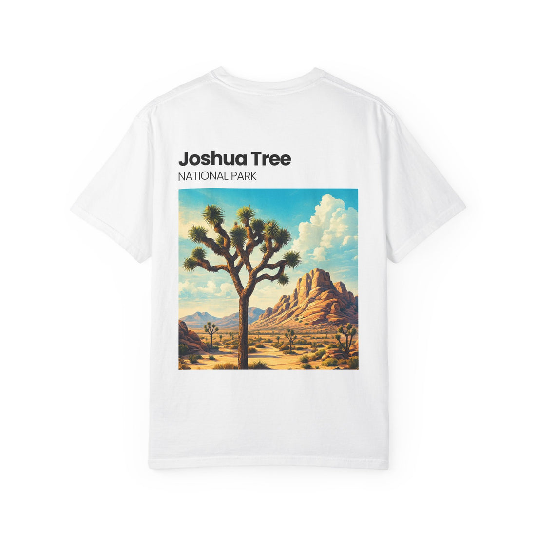 Joshua Tree National Park Vintage Landscape T-Shirt | Desert Scene Tee