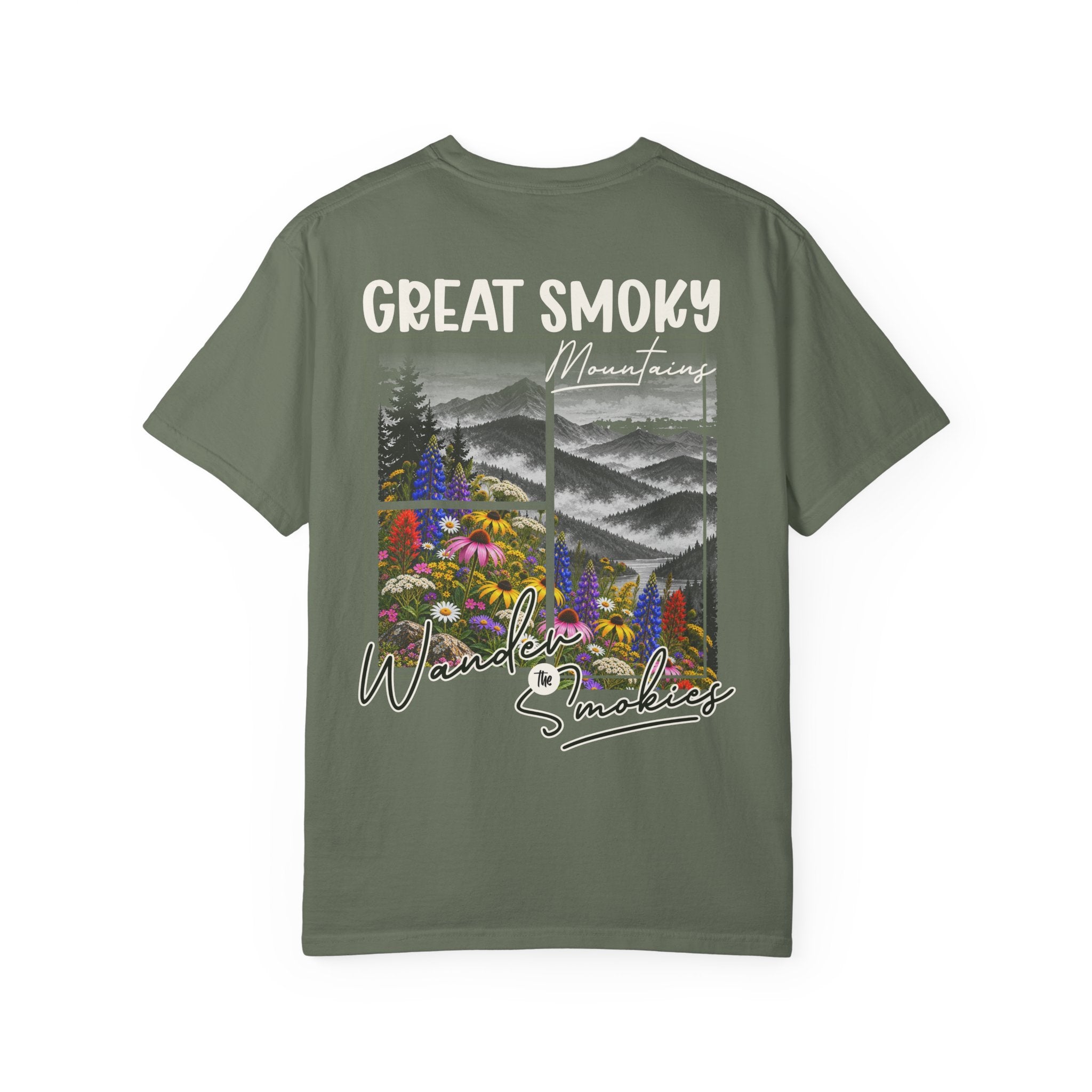 Great Smoky Mountains Wildflowers Graphic T-Shirt