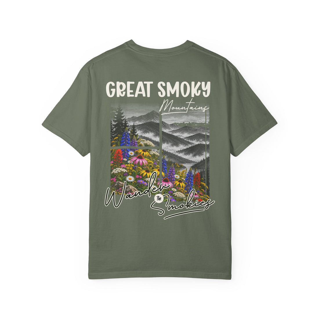 Great Smoky Mountains Wildflowers Graphic T-Shirt