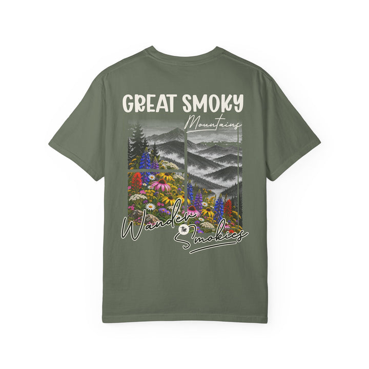 Great Smoky Mountains Wildflowers Graphic T-Shirt