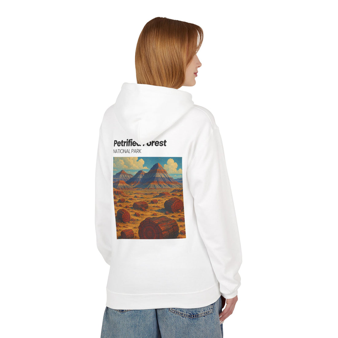 Petrified Forest National Park Hoodie | Vintage Desert Landscape
