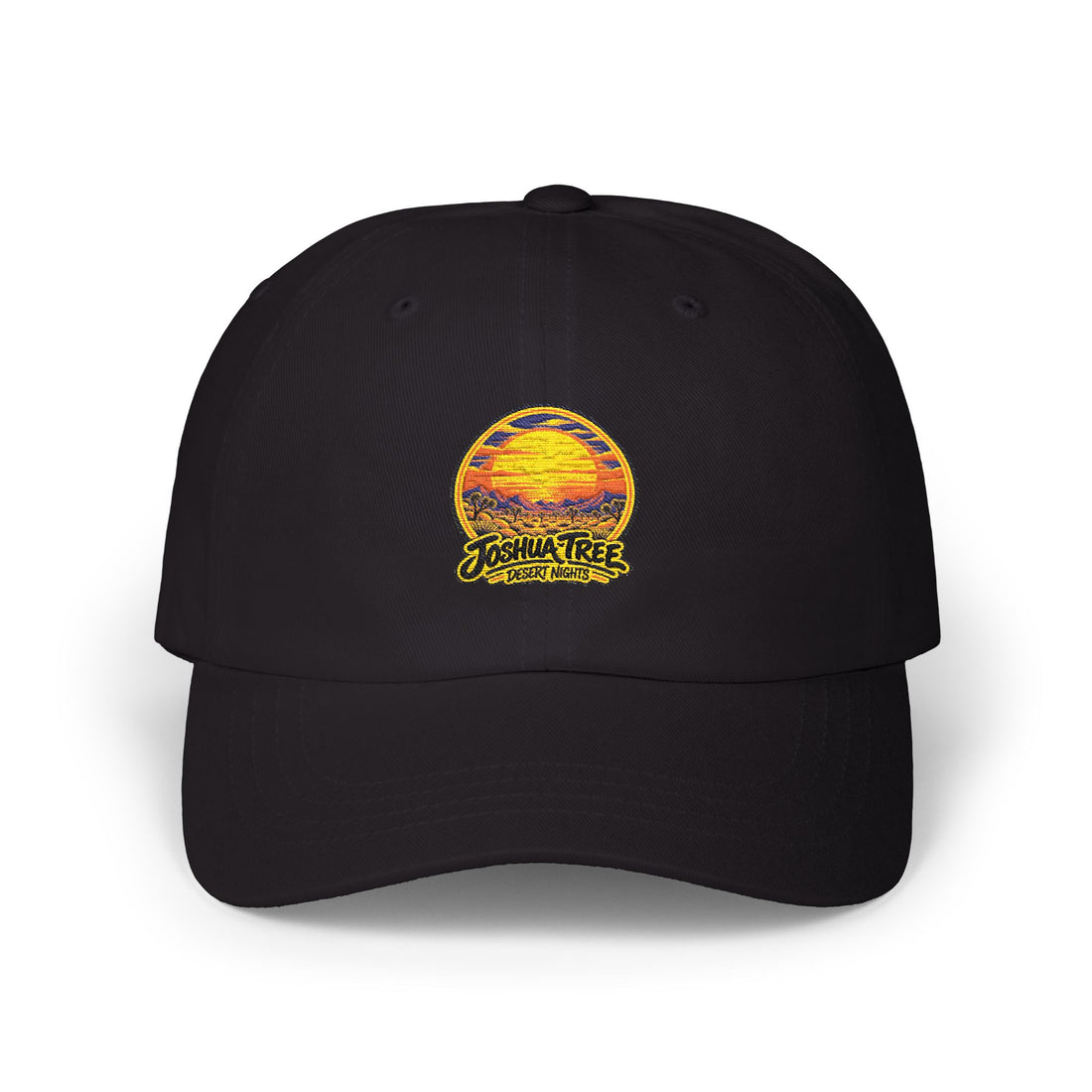 Joshua Tree National Park – Desert Sunset | Round Logo Dad Cap